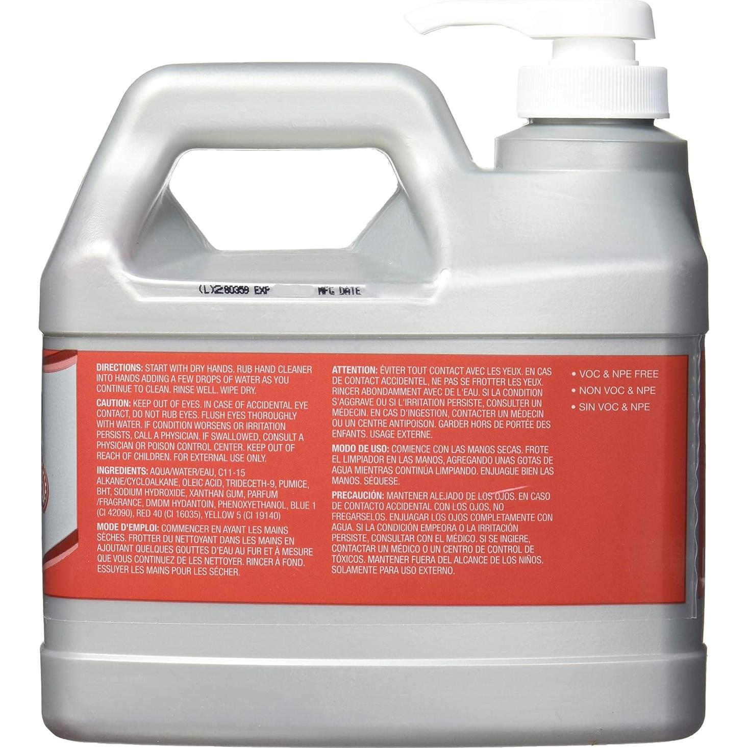 Limpiador de Manos Gel Cereza GOJO 1.89L Exfoliante Pumice