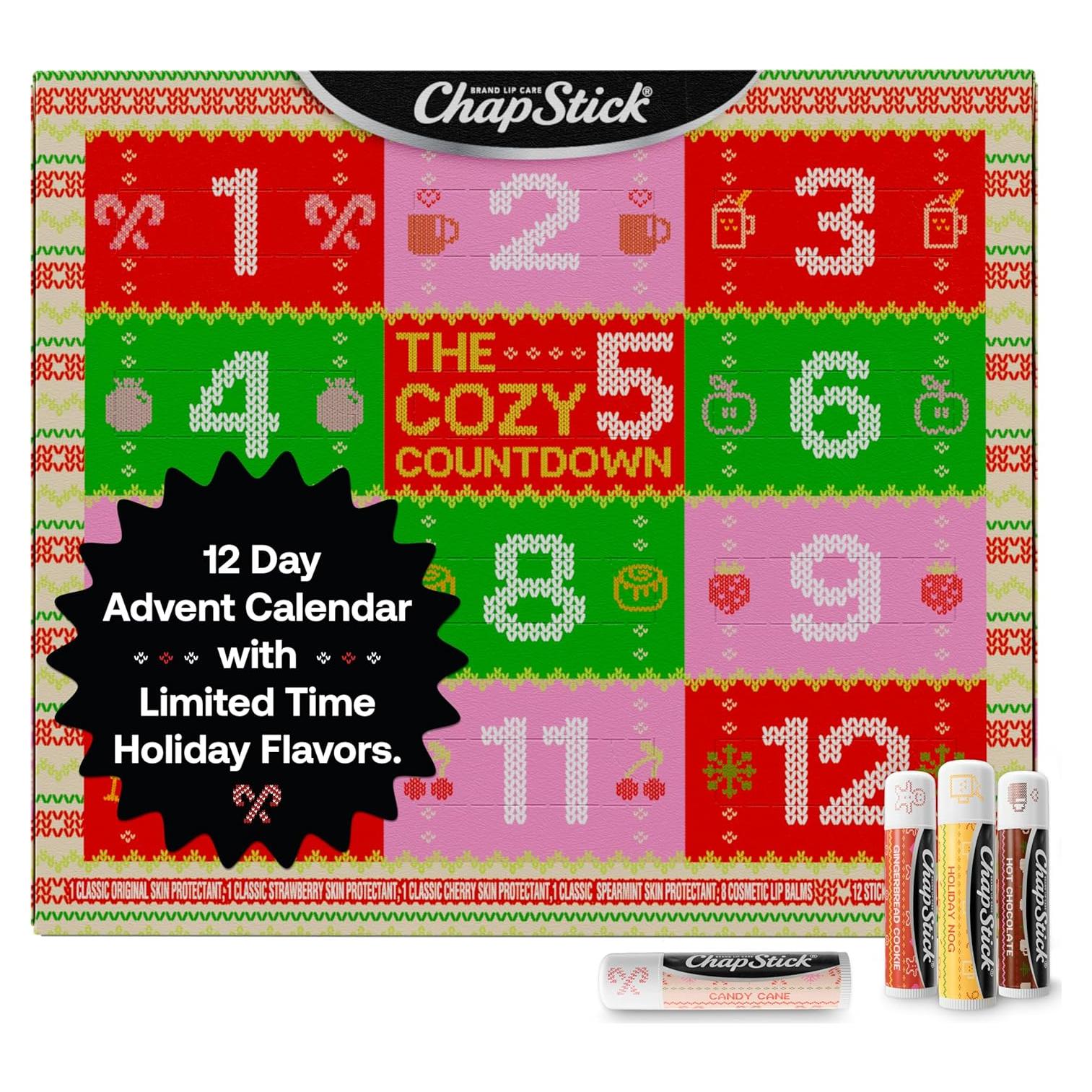 Calendario de Adviento ChapStick 12 Días Balsamo Labial 4.25g