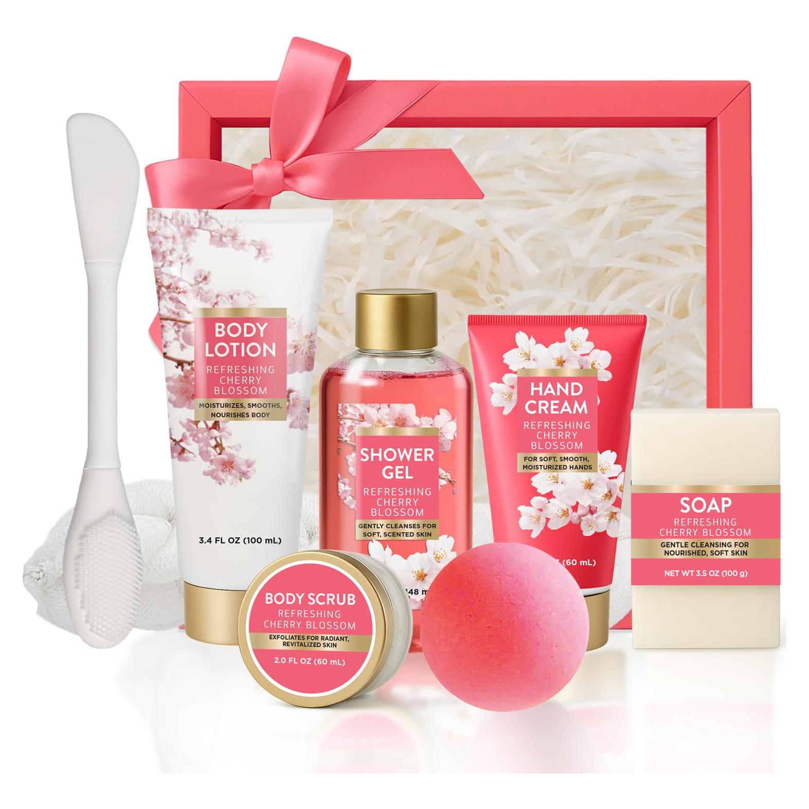 Set de Regalo Spa Luxetique 8 Piezas Flor de Cerezo