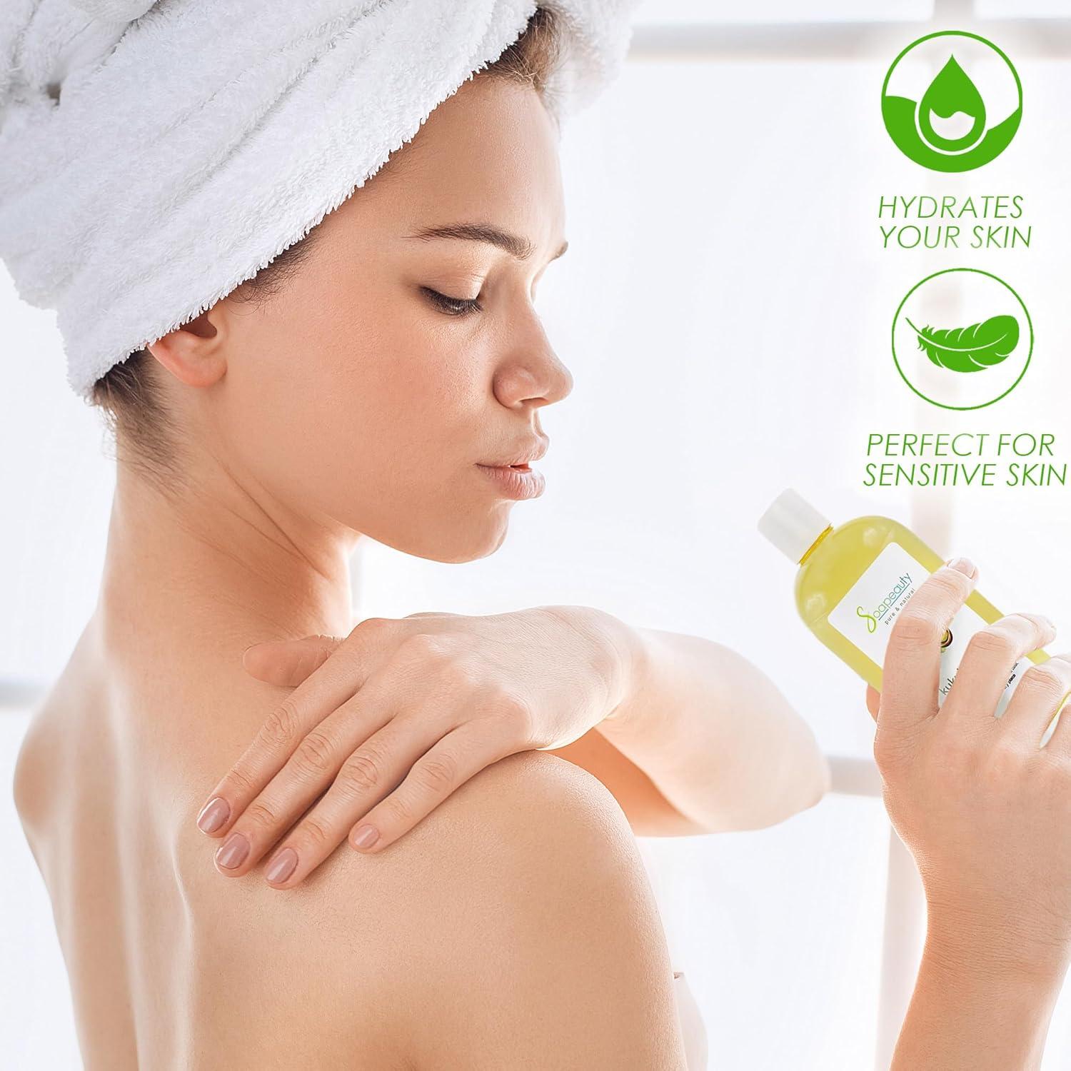 Aceite de Nuez Kukui Soapeauty 1.89L | Hidratante Natural Piel y Cabello