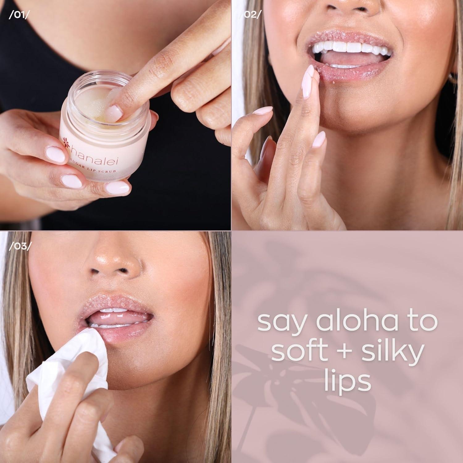 Paquete Exfoliante Labial Azúcar y Tratamiento Hanalei 22g + 15g