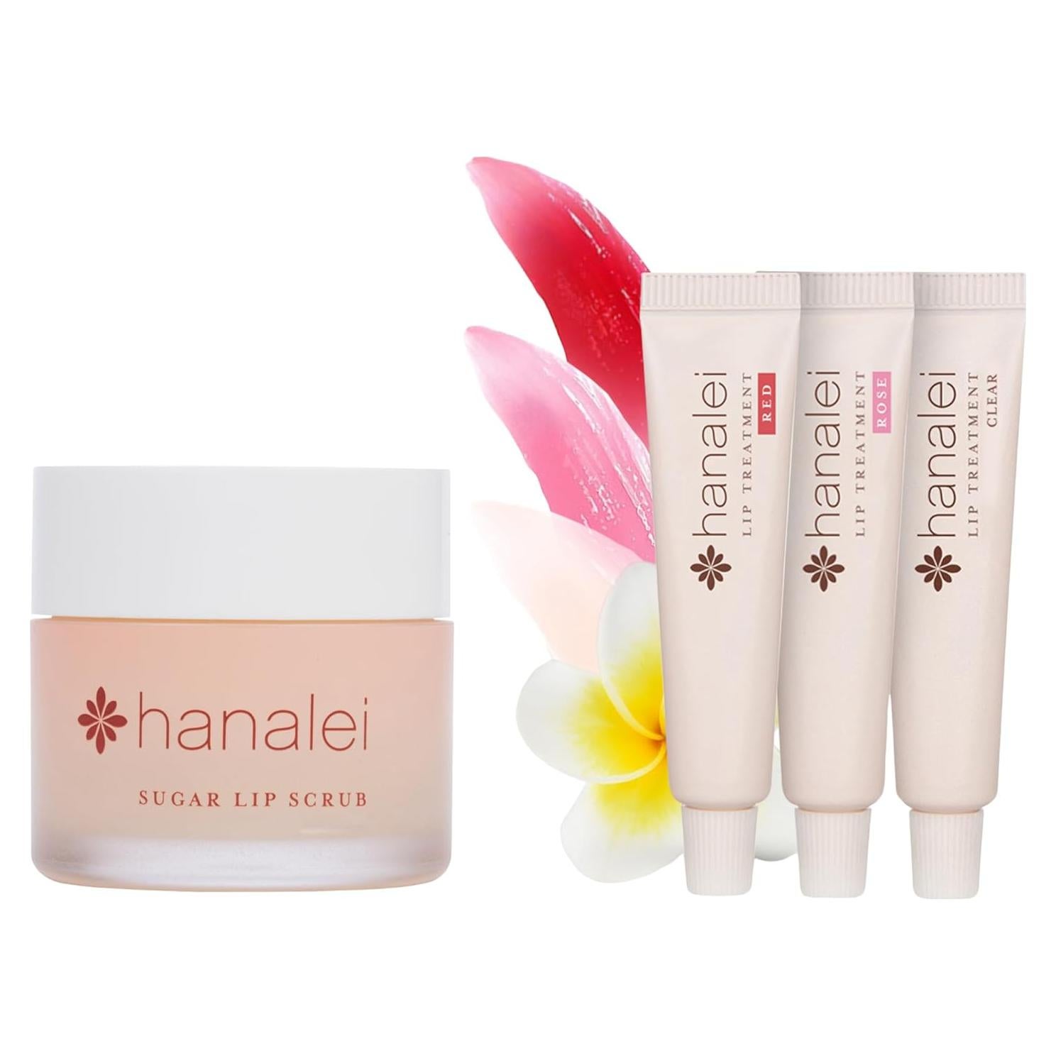 Exfoliante Labial de Azúcar y Tratamiento Labial 3 Piezas