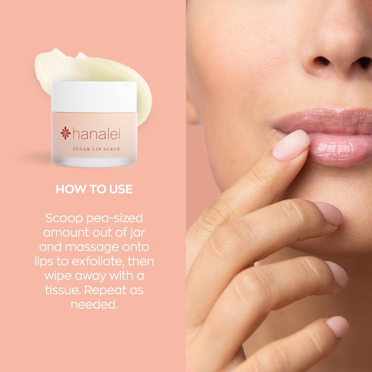 Exfoliante Labial de Azúcar y Tratamiento Labial 3 Piezas