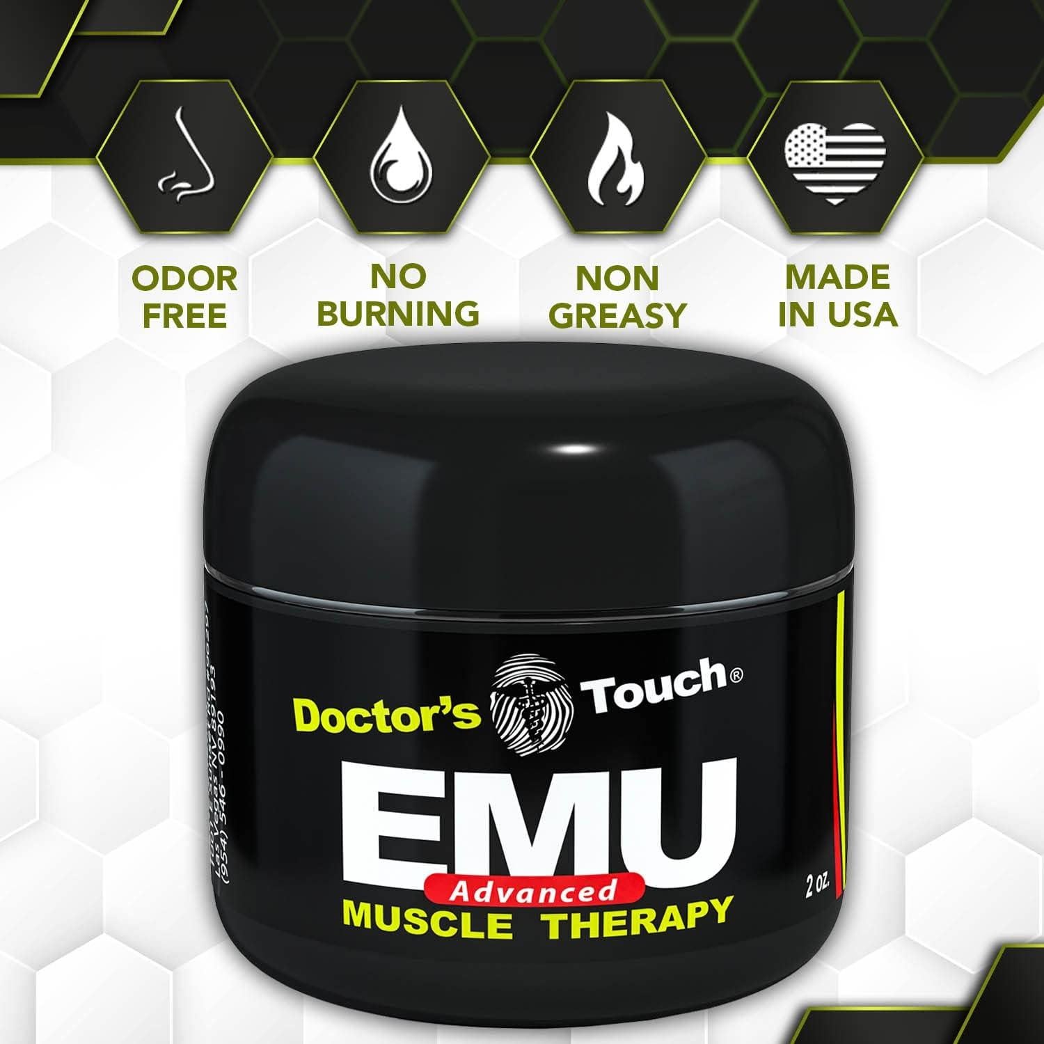 Crema Muscular Avanzada EMU Doctors Touch 56.7 g Sin Olor