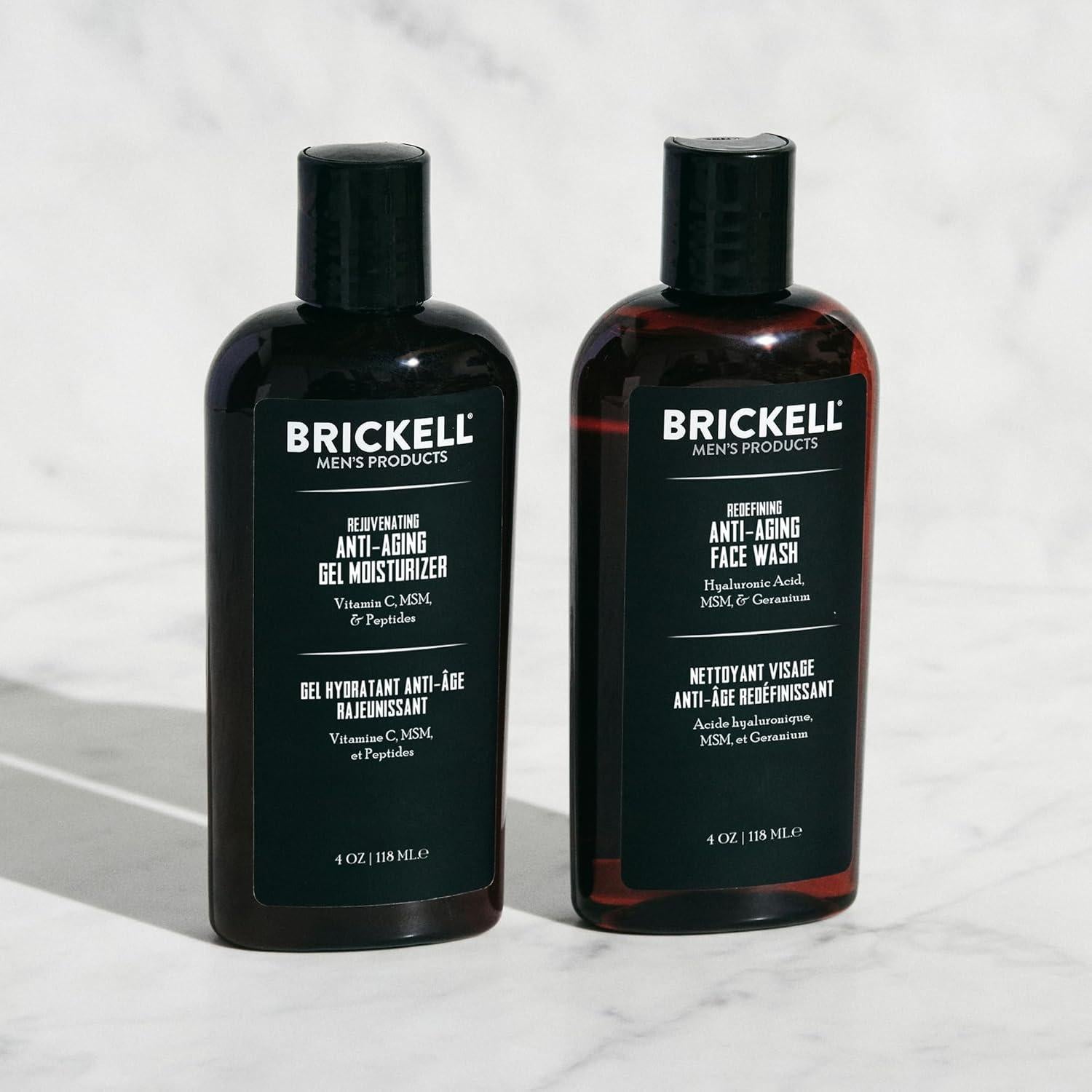 Set Cuidado Facial para Hombres Brickell - Limpiador y Hidratante