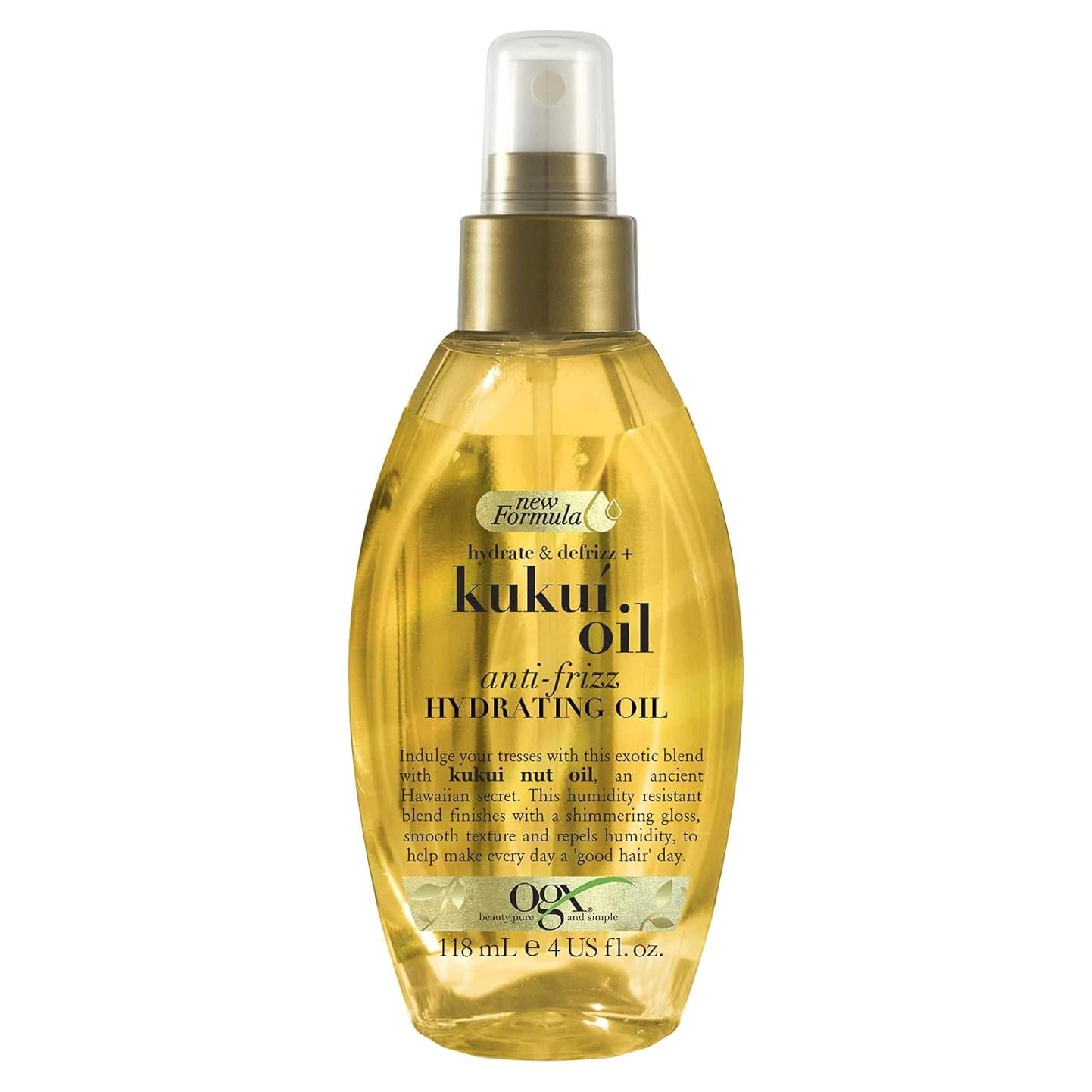 OGX Aceite Hidratante Antifrizz de Kukui 113g