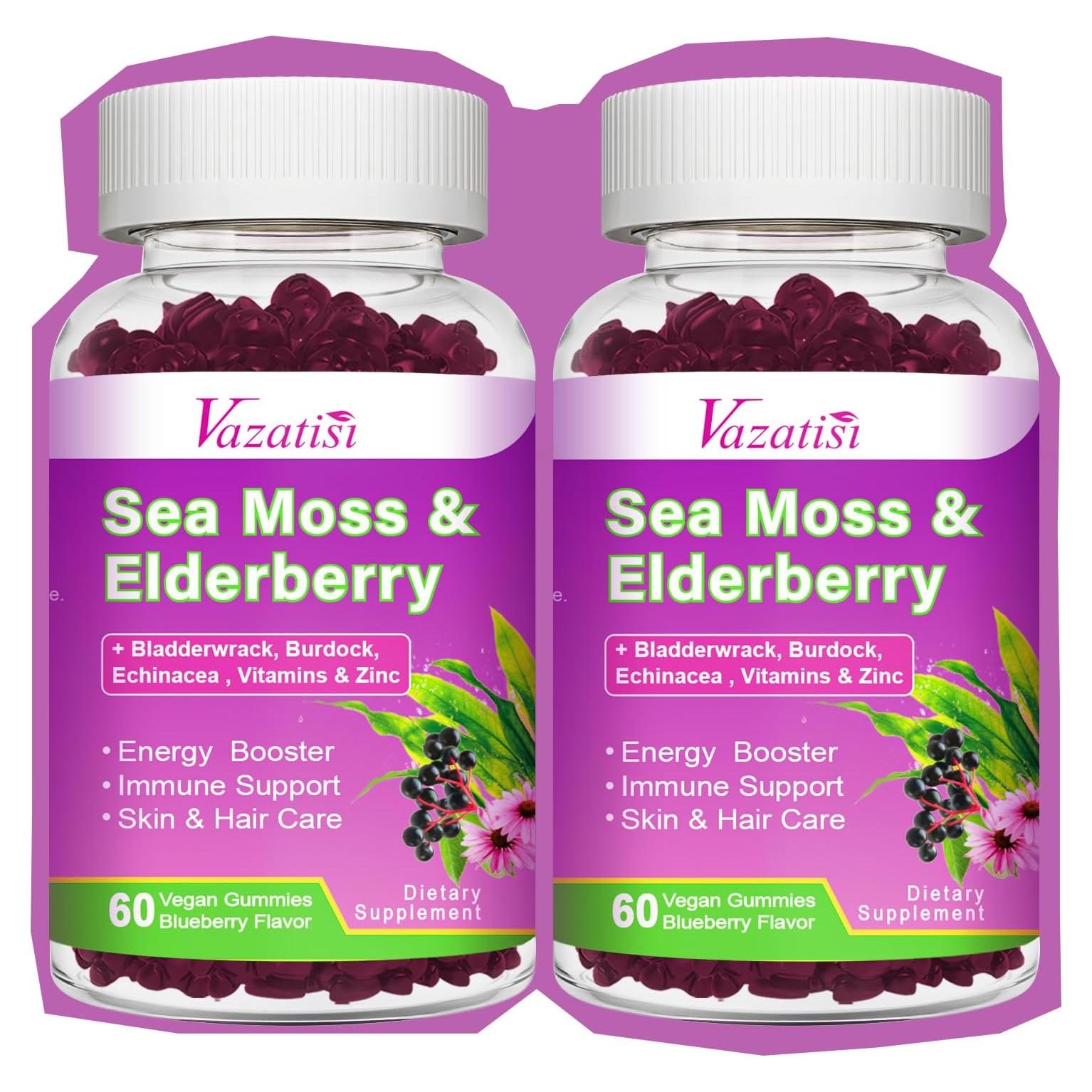 Gomitas de Saúco Vazatisi 120 unidades Sabor Arándano