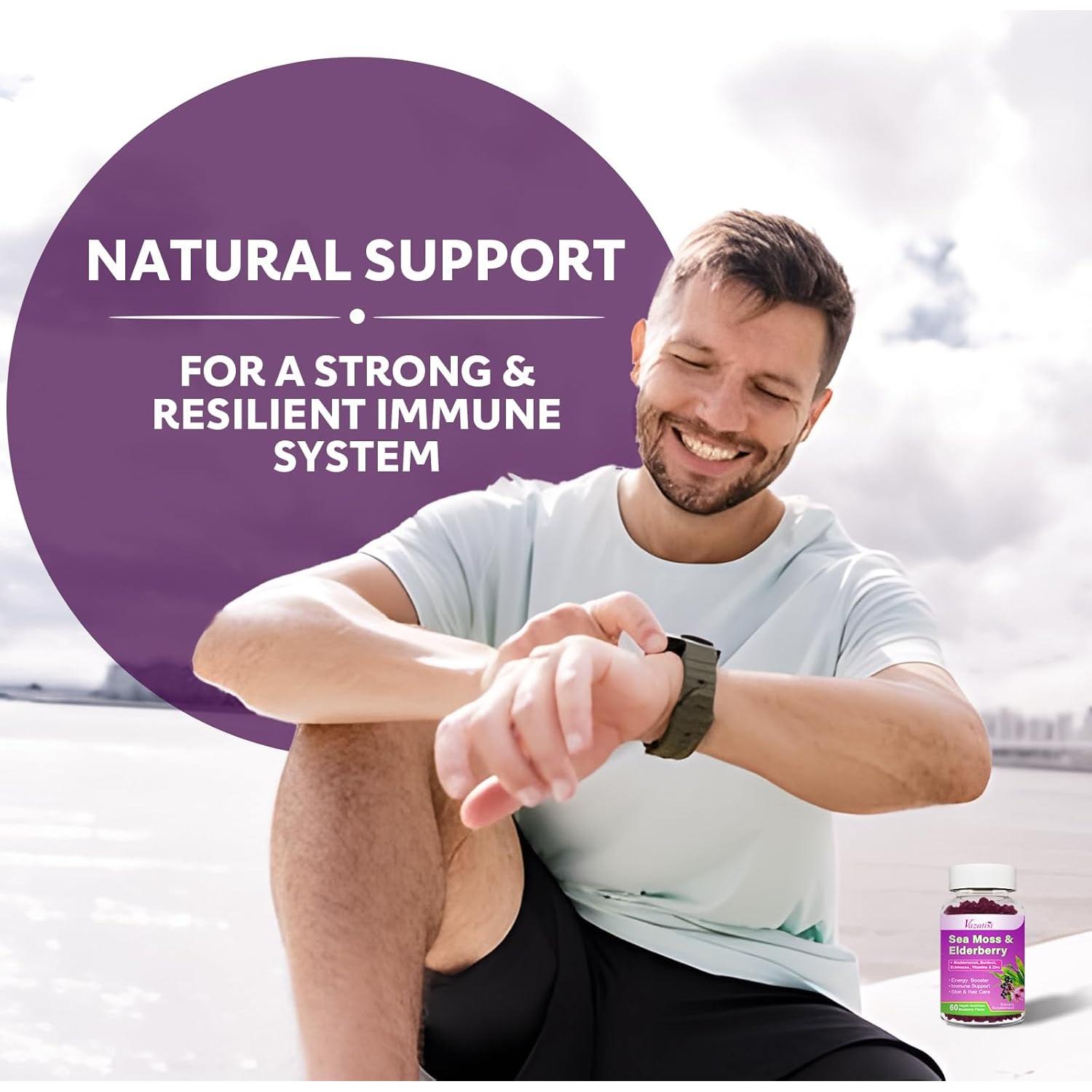 Gomitas de Saúco Vazatisi 120 unidades Sabor Arándano