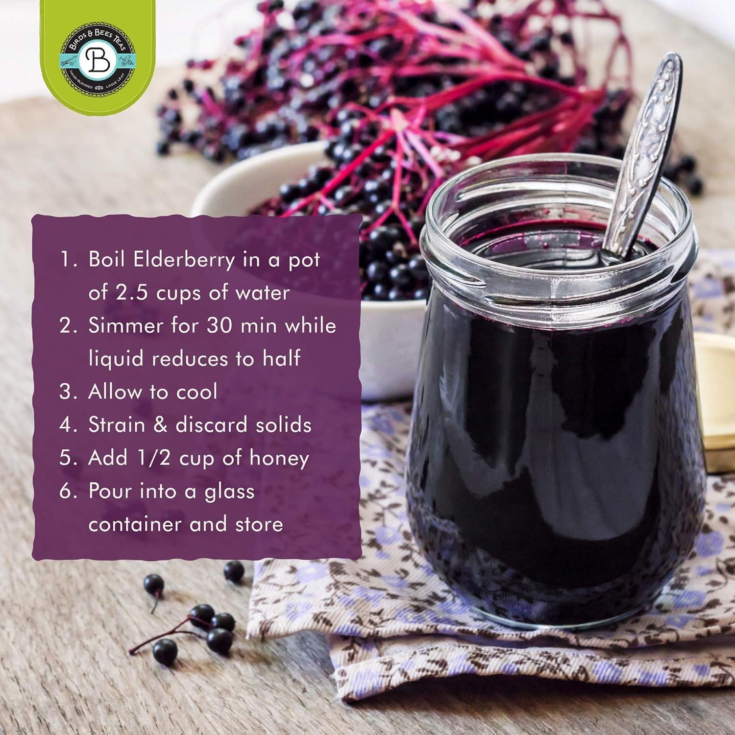 Kit de Jarabe de Saúco Orgánico Birds & Bees - 355-710ml