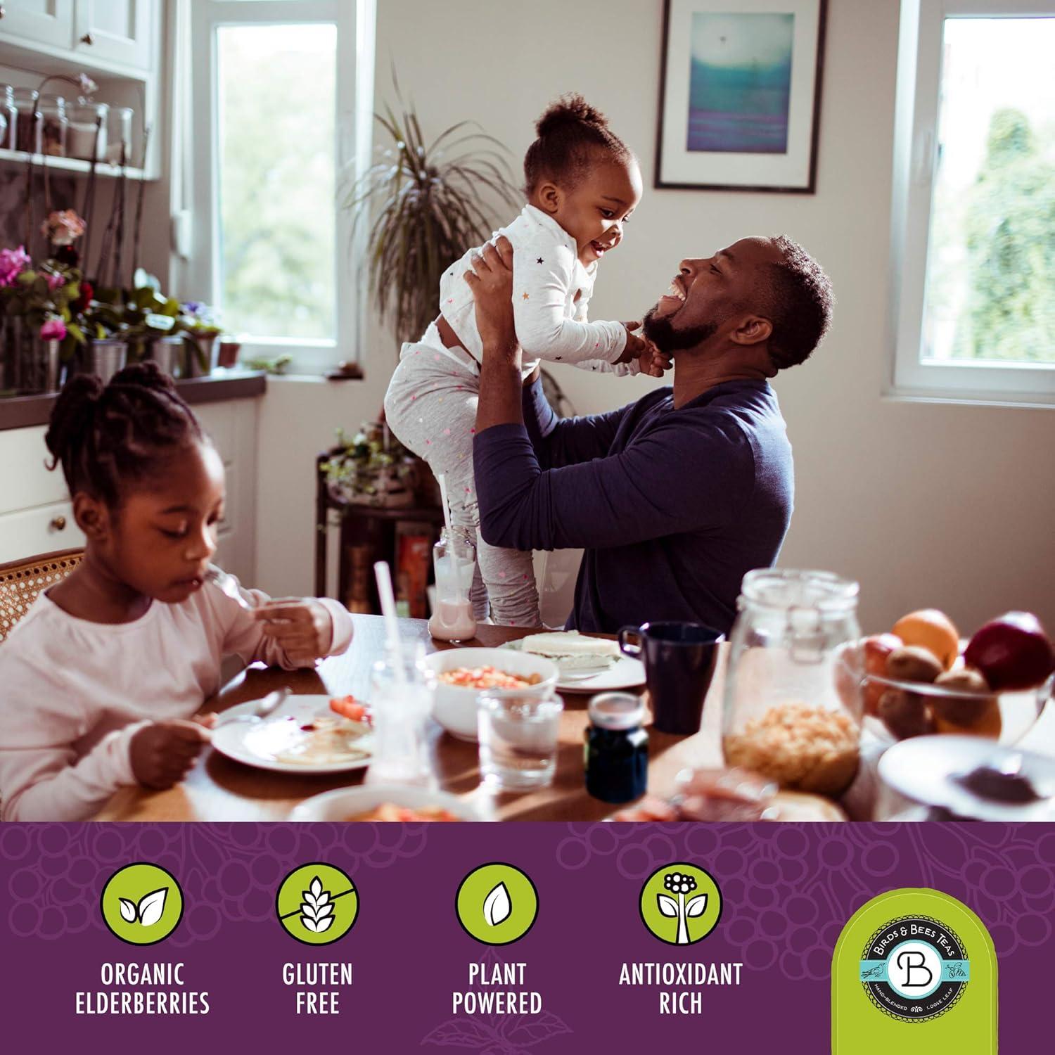 Kit de Jarabe de Saúco Orgánico Birds & Bees - 355-710ml