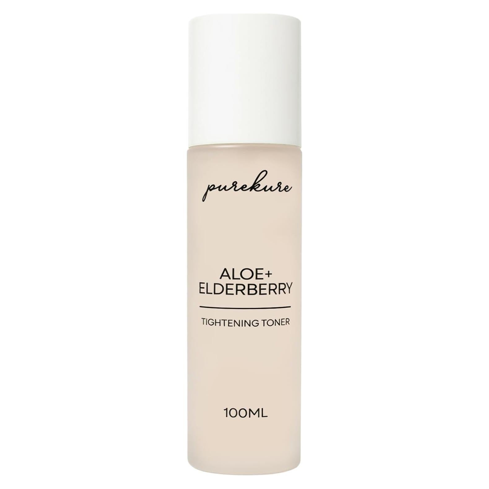 Toner Facial Orgánico Purekure con Aloe y Saúco 100 mL