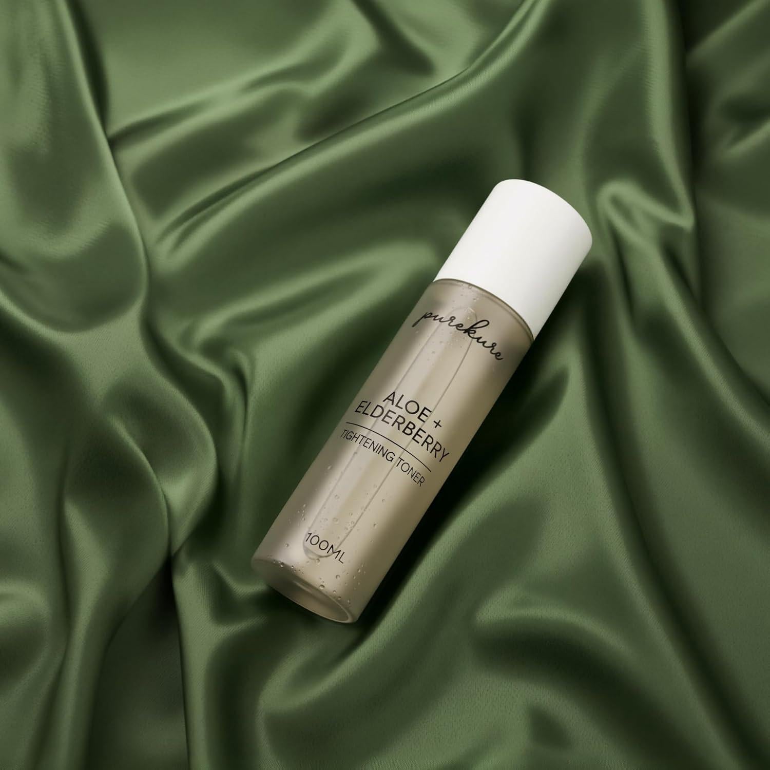 Toner Facial Orgánico Purekure con Aloe y Saúco 100 mL