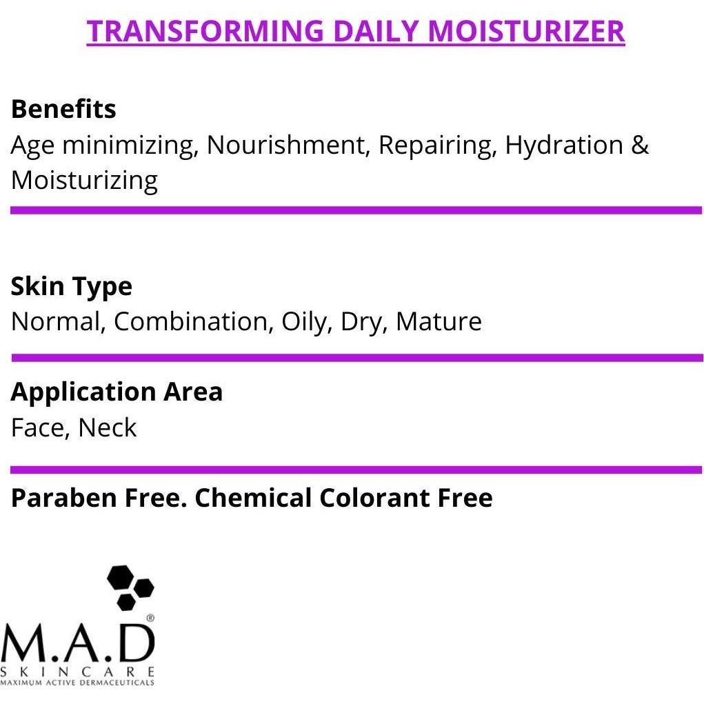 Crema Hidratante Diaria M.A.D Anti-Envejecimiento 48 g