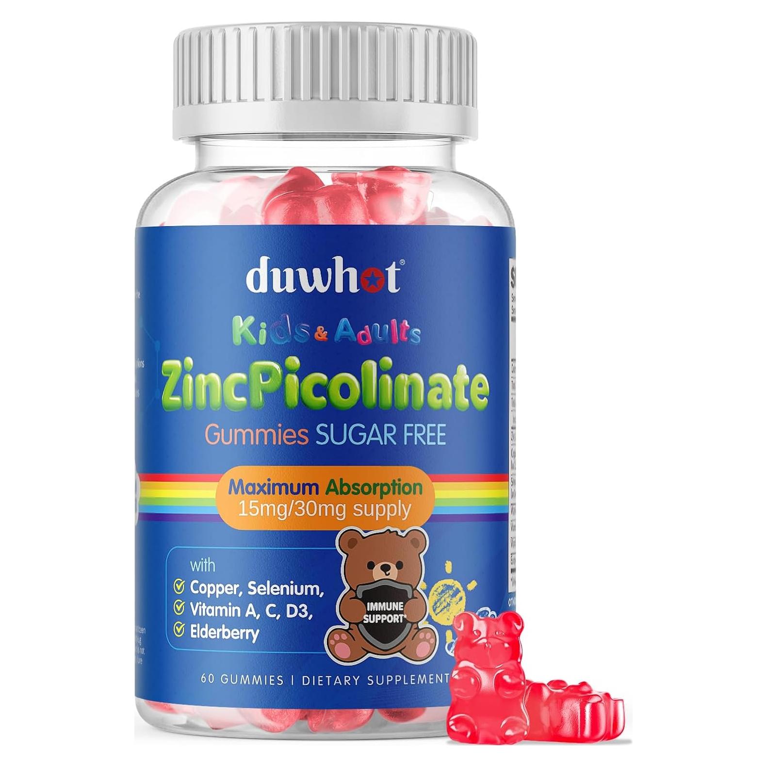 Gomitas de Zinc Picolinato 30mg Newtrisland 60 Unidades
