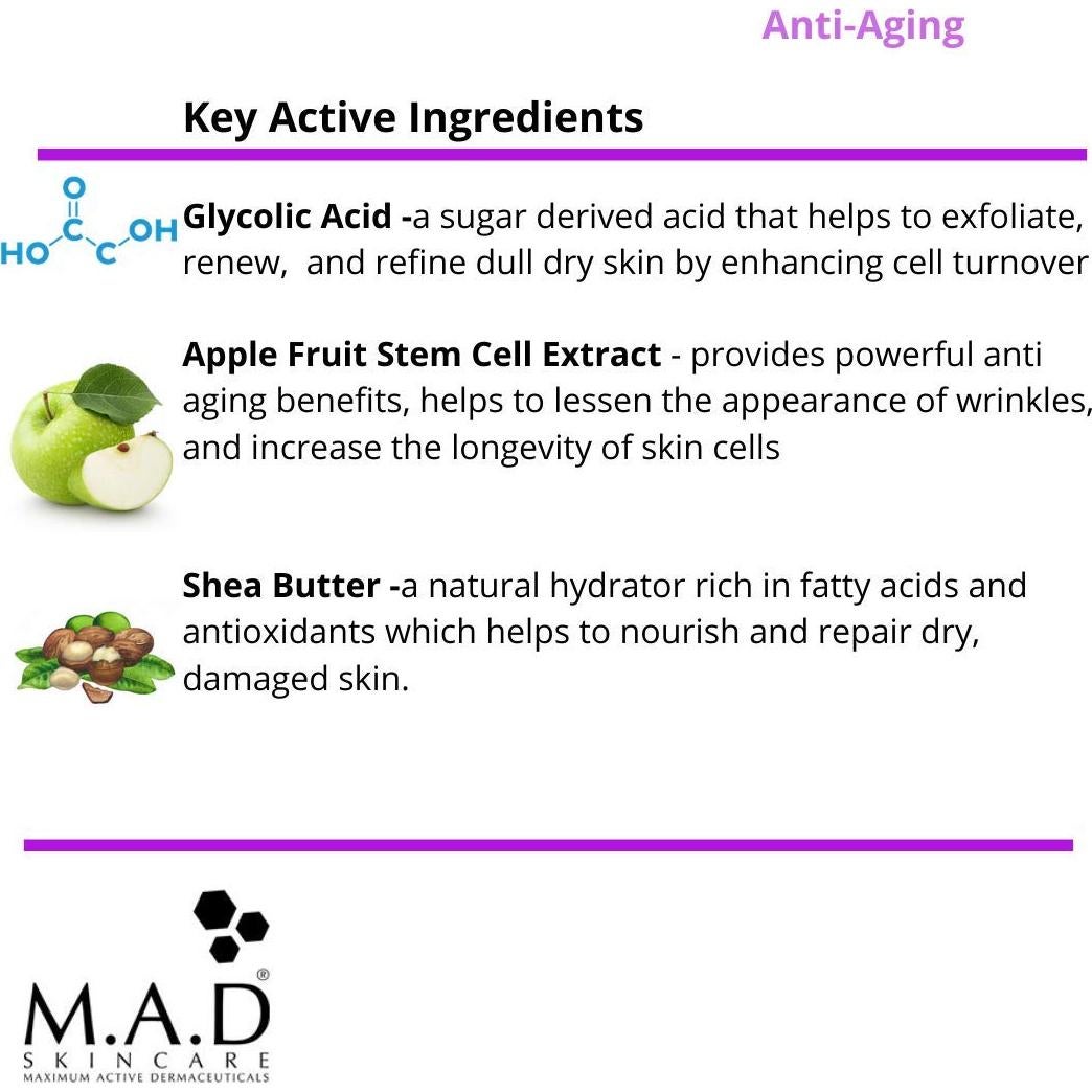 Crema Hidratante Antienvejecimiento M.A.D 7% 102g