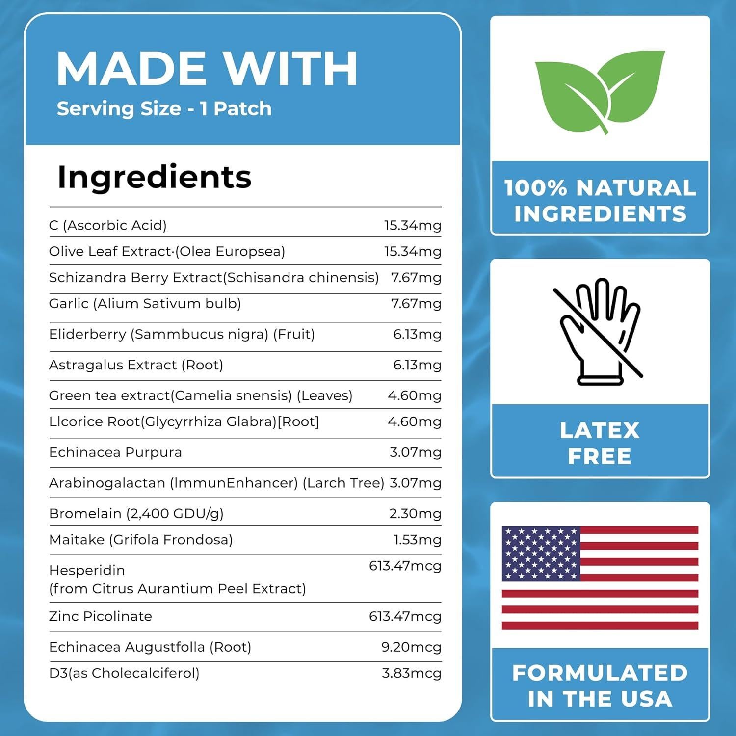 Parche Inmunológico VIORY 60 Unidades - Natural y Efectivo