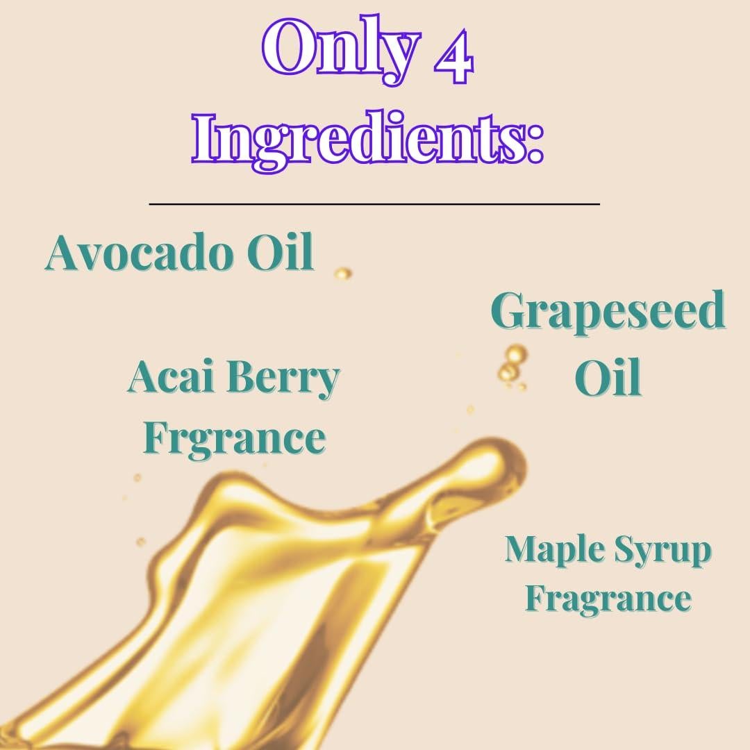 Aceite Corporal Natural YaaYaa 240ml - Sabor Baya Acai