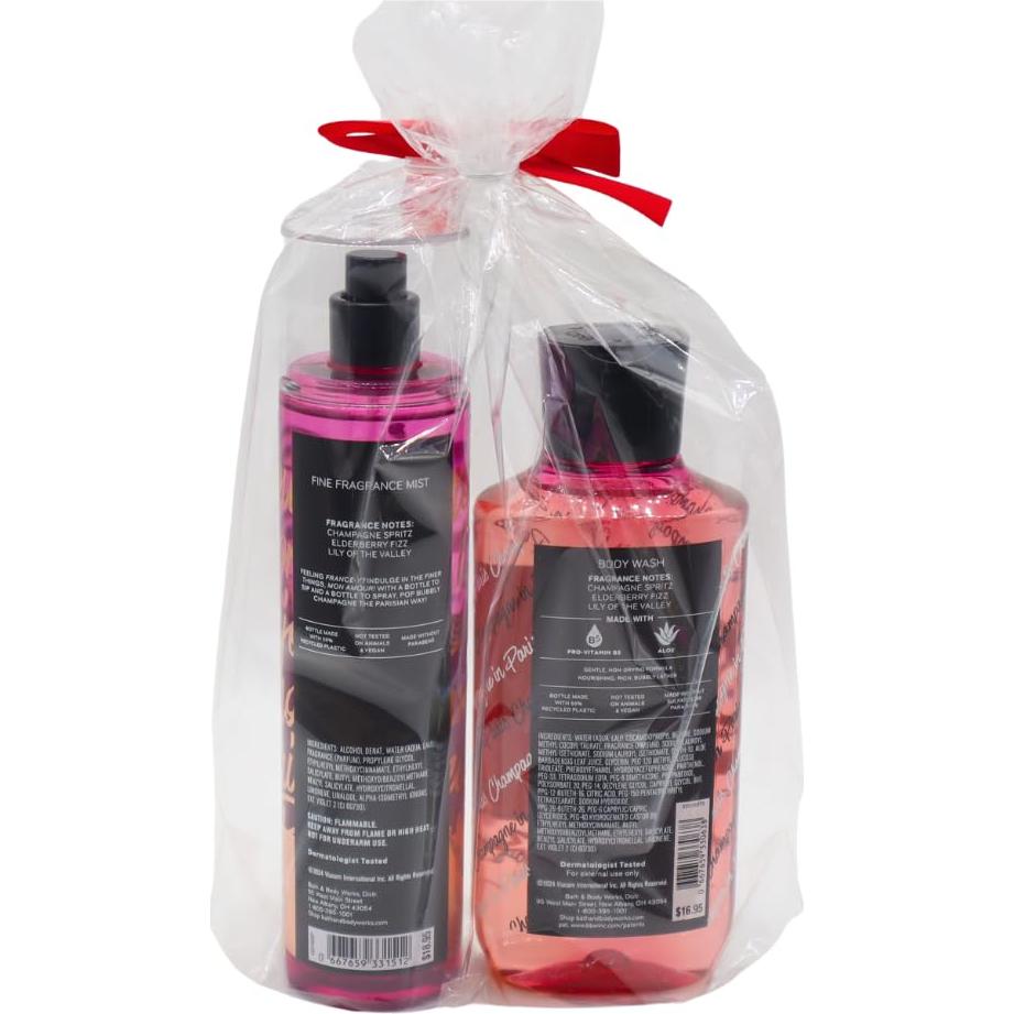 Conjunto de Regalo 2 Piezas Bath & Body Works Champagne París