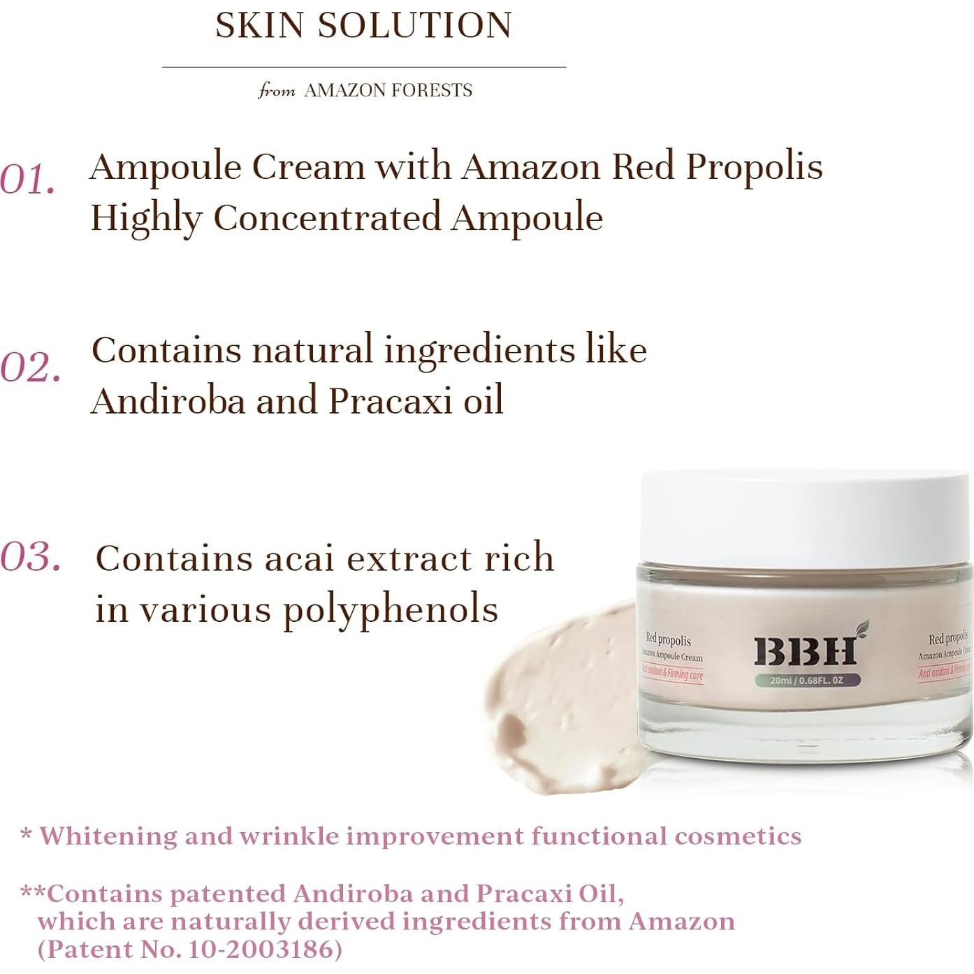 Crema Hidratante BBH Propolis Rojo 49.6g - K-Beauty