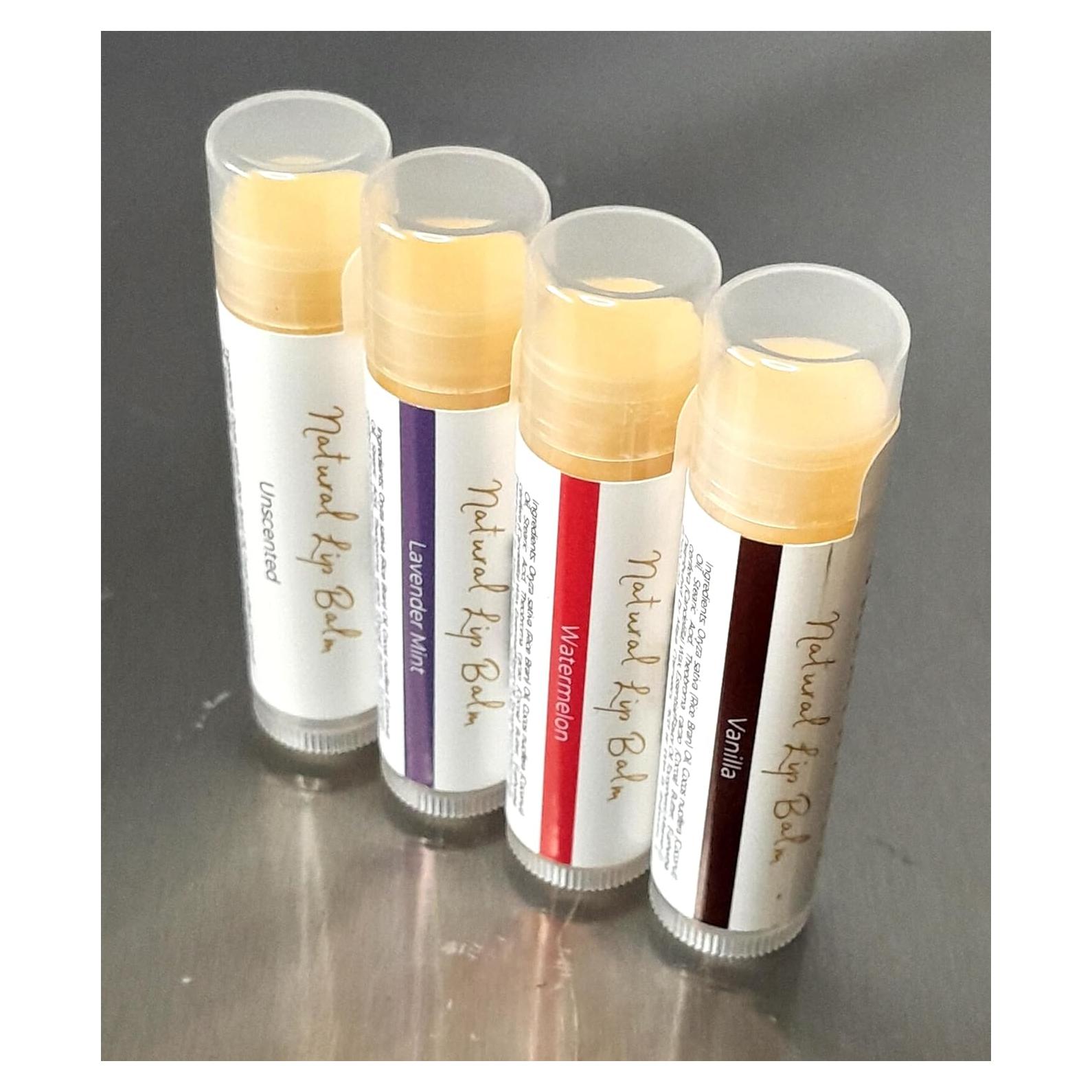 Bálsamo Labial Orgánico Maya - Paquete de 4 Sabores