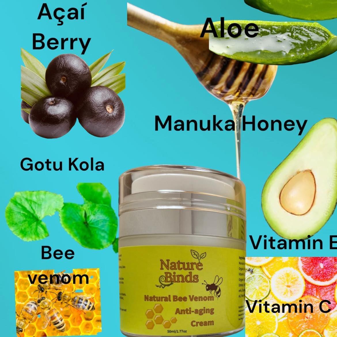 Crema Anti-Envejecimiento NatureBinds 50 ml Veneno de Abeja