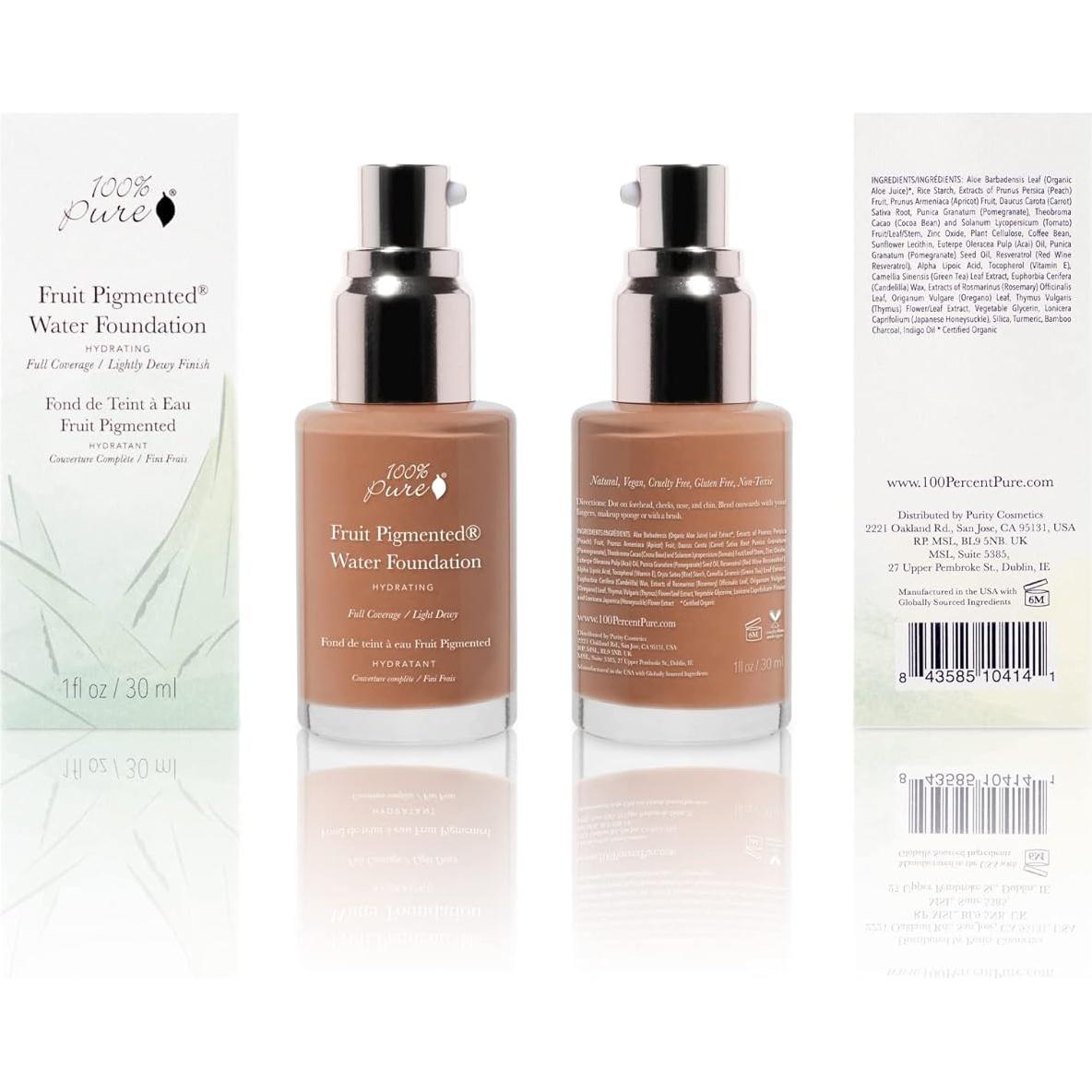 Base de Agua 100% Puro 6.0 Cálido - Maquillaje Hidratante 51g