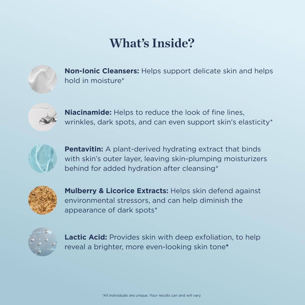 Gel Limpiador Facial Beverly Hills MD - Hidratante y Exfoliante