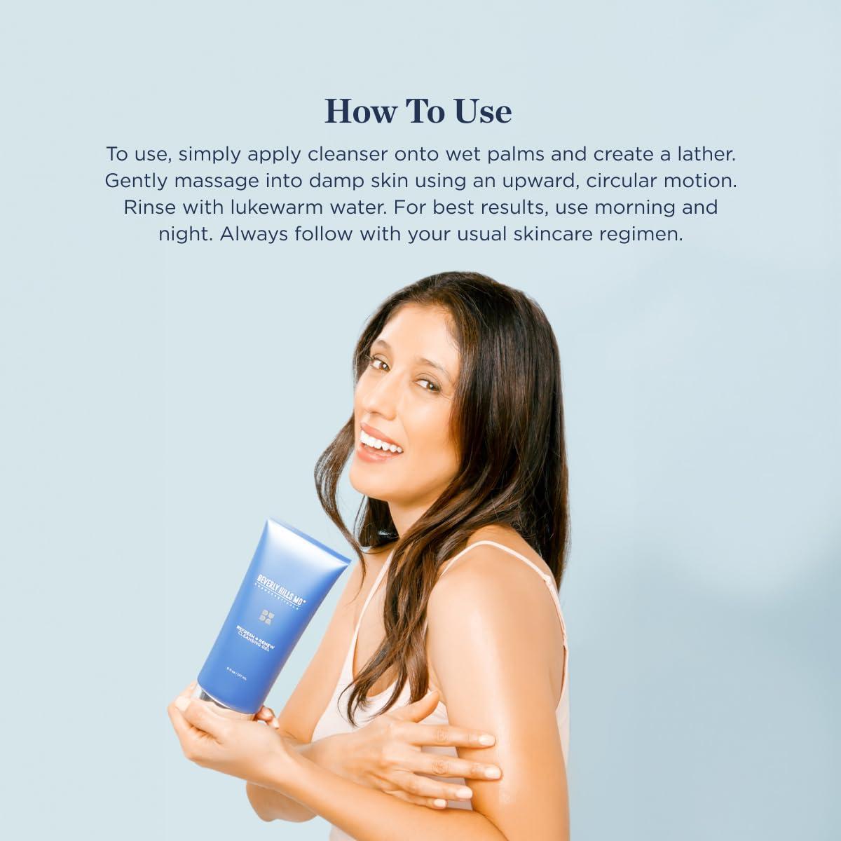 Gel Limpiador Facial Beverly Hills MD - Hidratante y Exfoliante