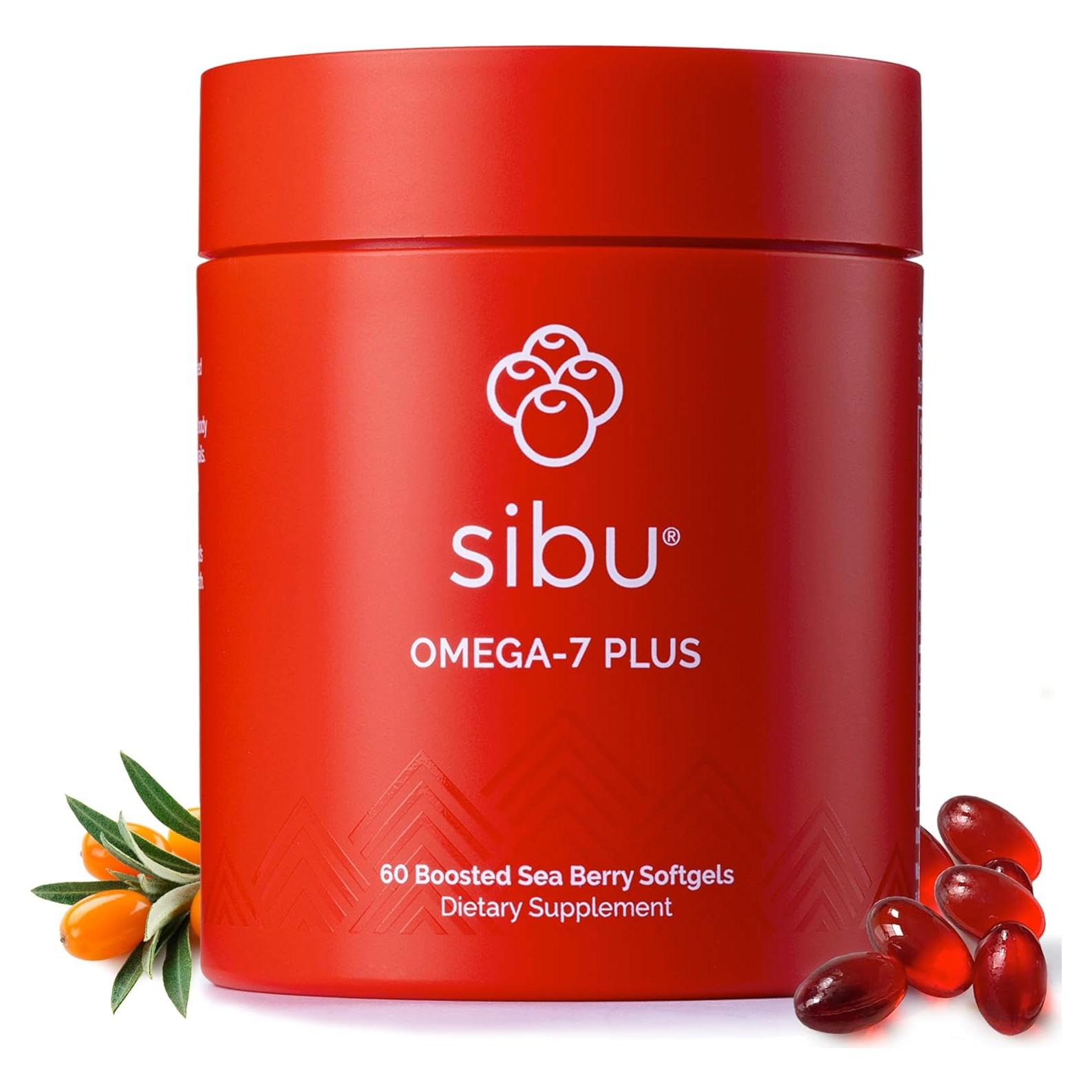 Sibu Omega-7 Plus Aceite de Espino Marino 60 Cápsulas Blandas