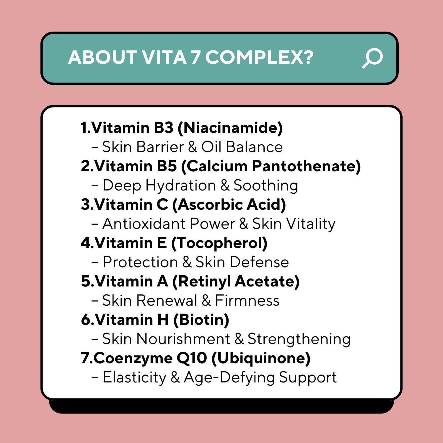 Suero Facial Dual Vita 7 NSL 50ml Hidratante Vegano K-Beauty