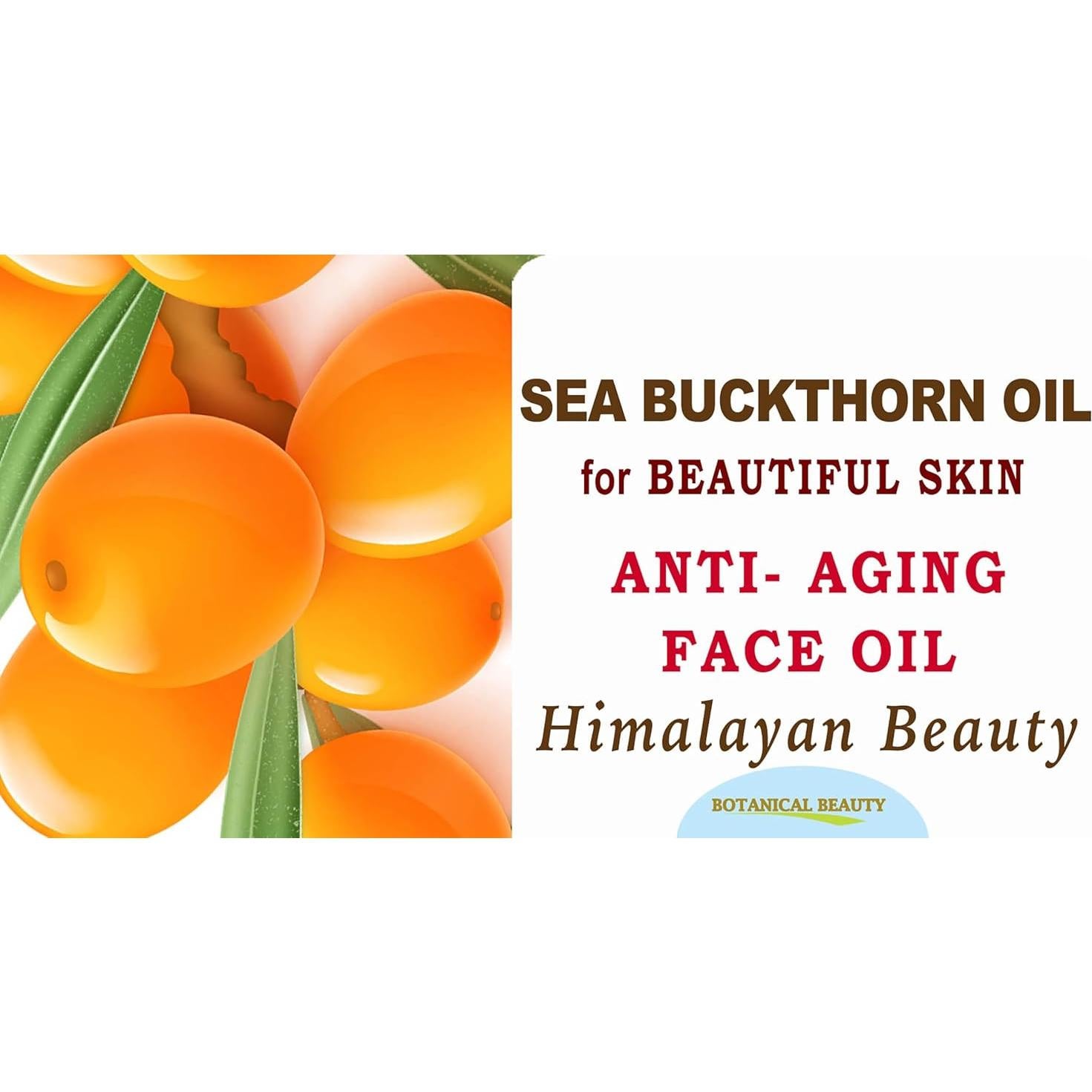 Aceite de Espino Cretácico Orgánico 29.57 ml - Botanical Beauty