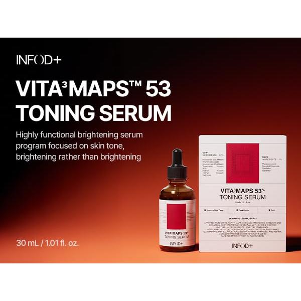 Suero Tonificante INFODPLUS VITA MAPS 53 - Niacinamida y Espino Marino