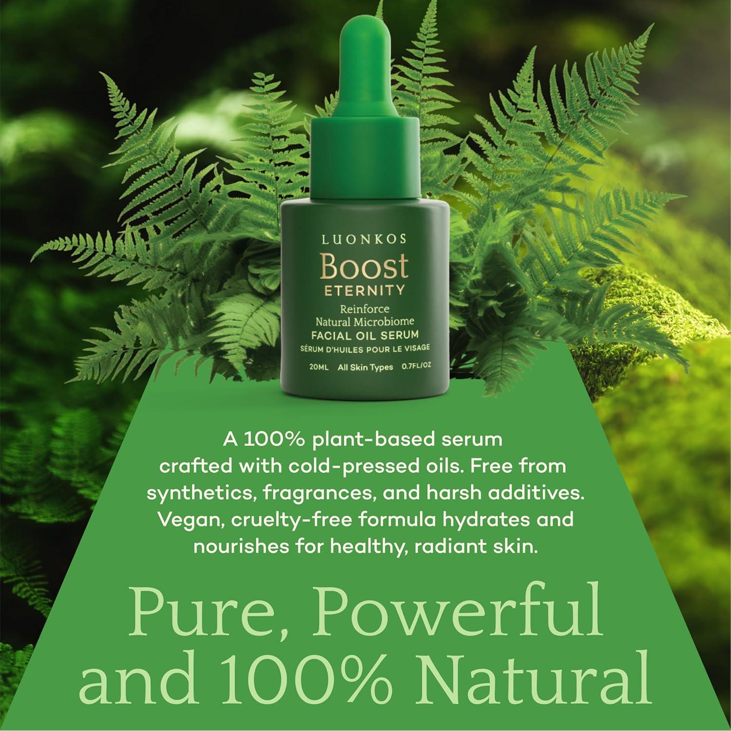 Sérum Facial Luonkos Eternity 20ml - Hidratante Natural para Piel Radiante