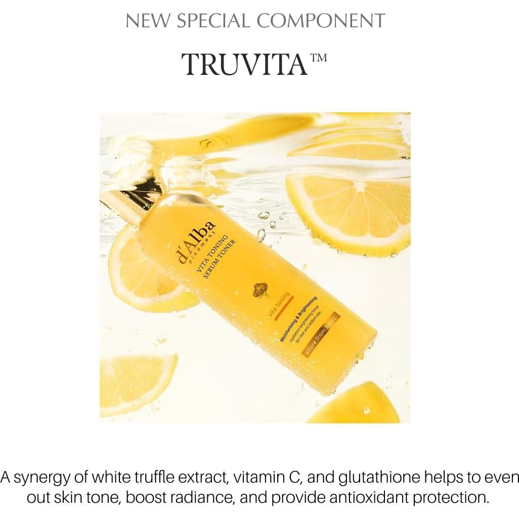 Suero Tonificante Vita d'alba Piedmont 180ml - Hidratante Facial