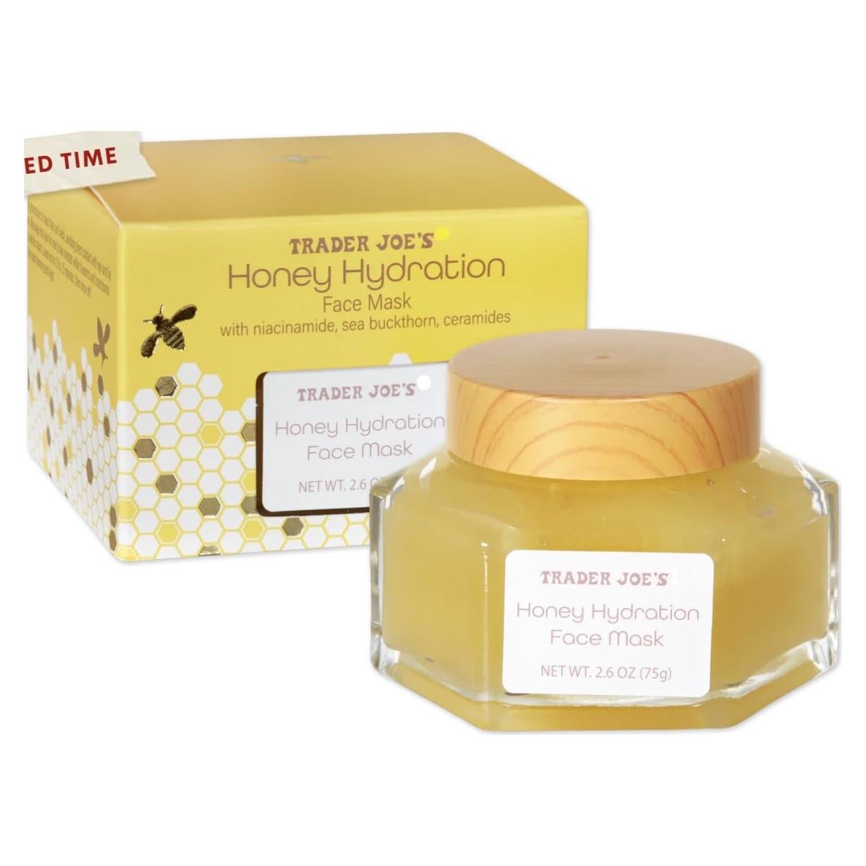 Mascarilla Hidratante de Miel Trader Joe's 70.87g con Niacinamida