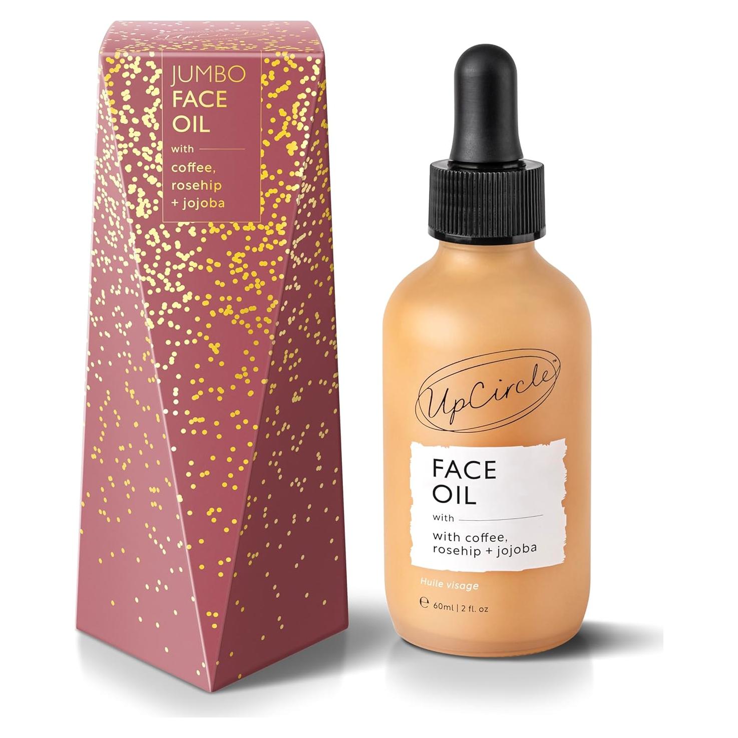 Aceite Facial Hidratante UpCircle 60ml - Vegano, Natural, Vitamina C