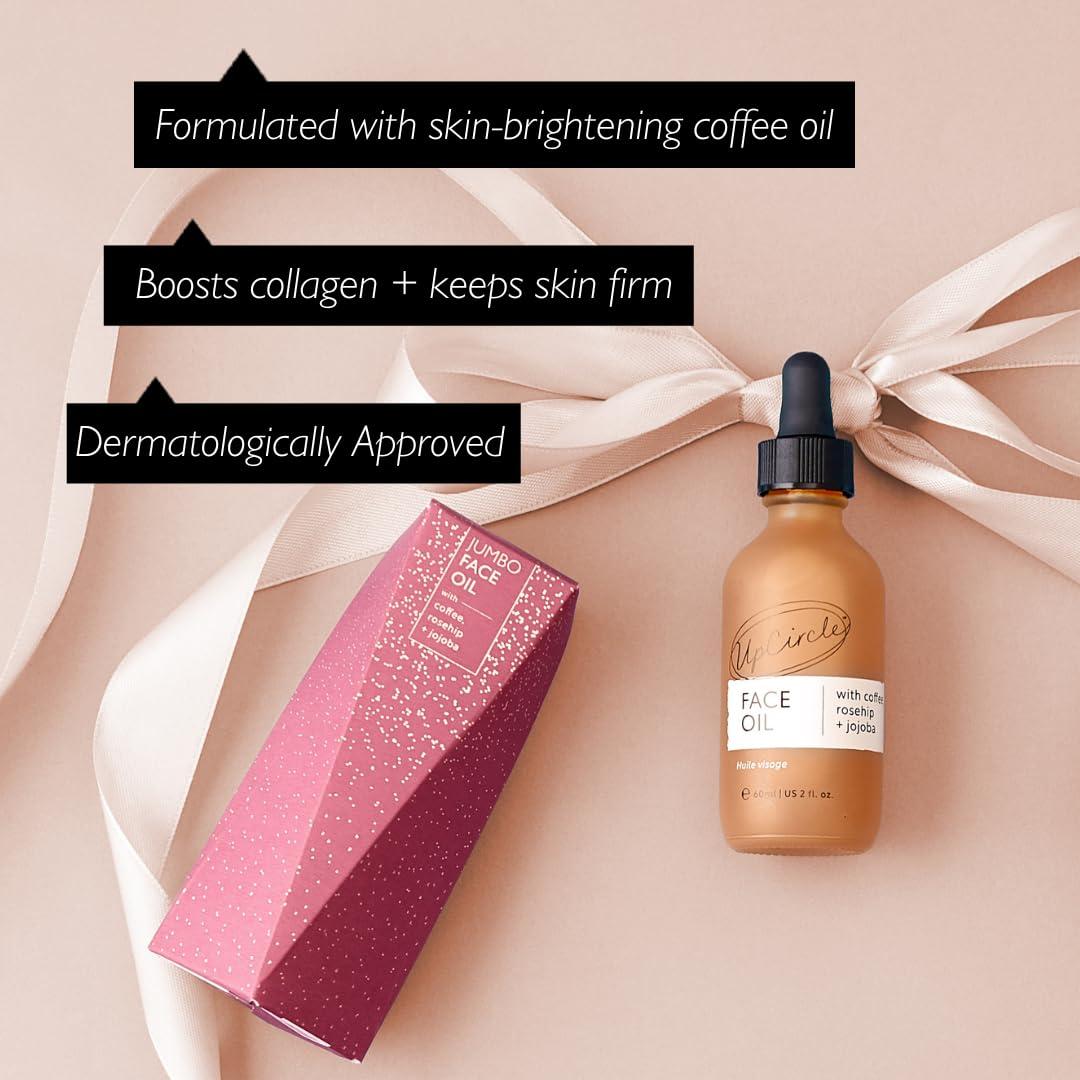Aceite Facial Hidratante UpCircle 60ml - Vegano, Natural, Vitamina C