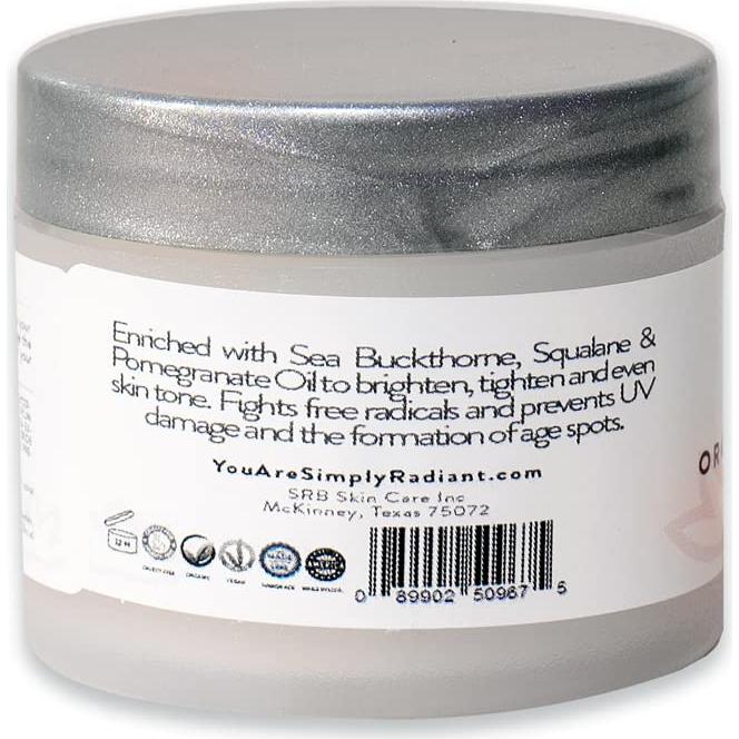 Crema Hidratante Orgánica Glimmer Goddess 56.7 g - Vitamina C