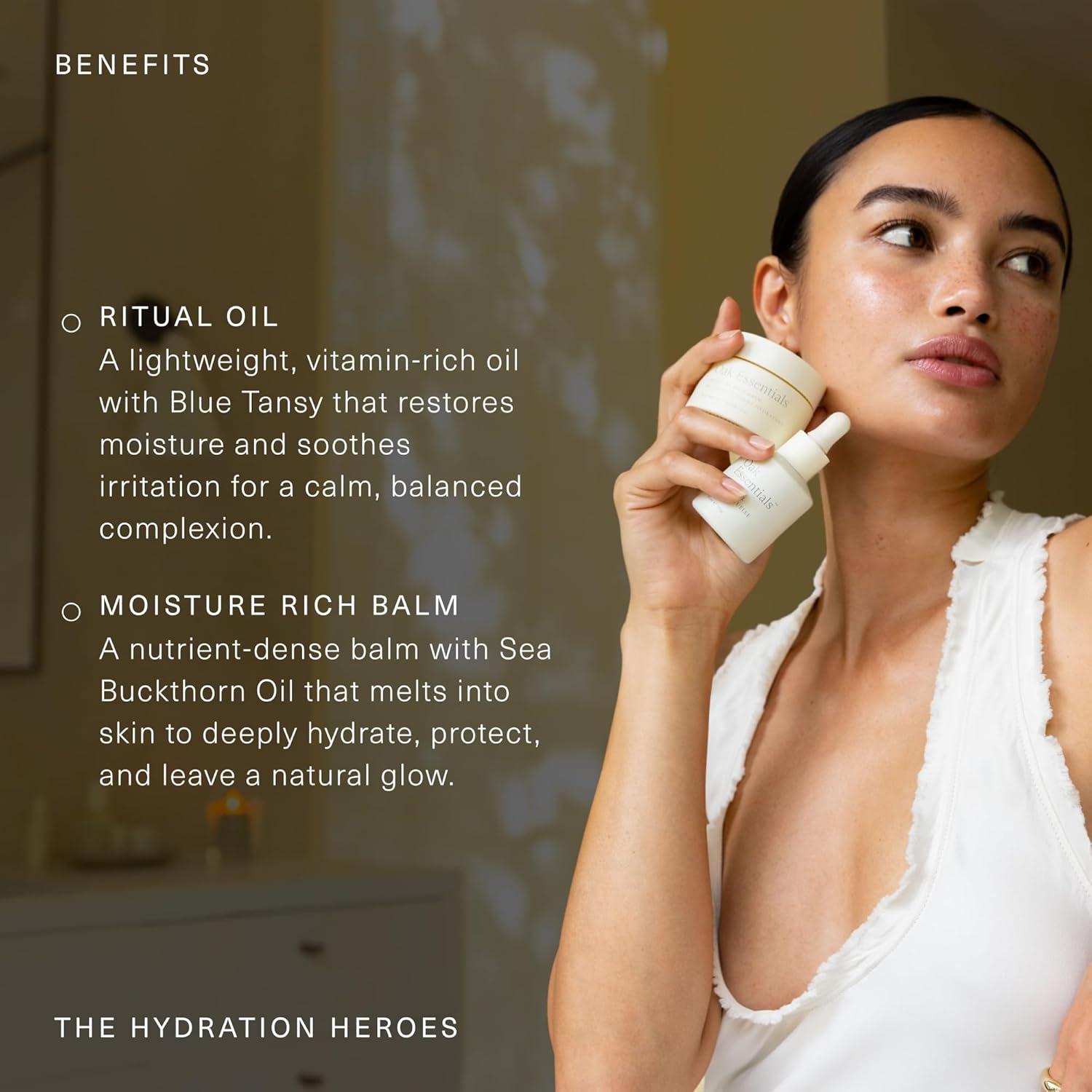 Kit Hidratante Oak Essentials - 2 Piezas: Aceite y Balsamo