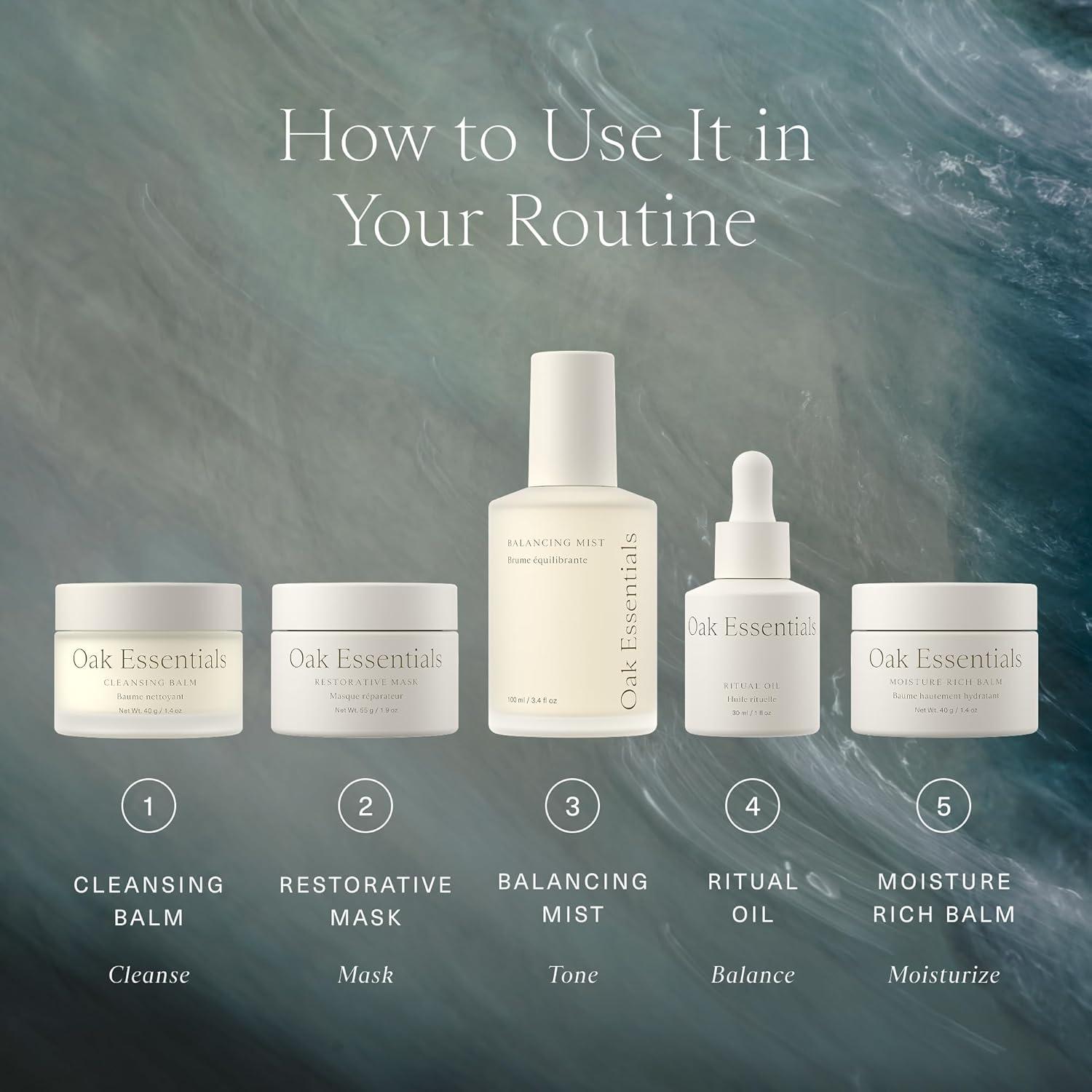 Kit Hidratante Oak Essentials - 2 Piezas: Aceite y Balsamo