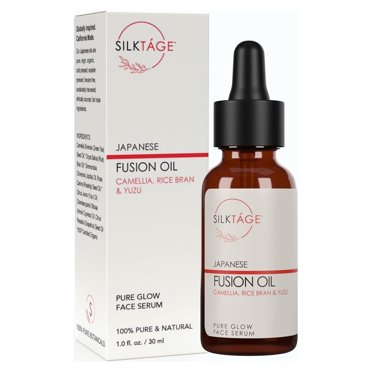 Suero Facial Hidratante SILKTÁGE 29.57 ml - Aceite de Camelia y Yuzu