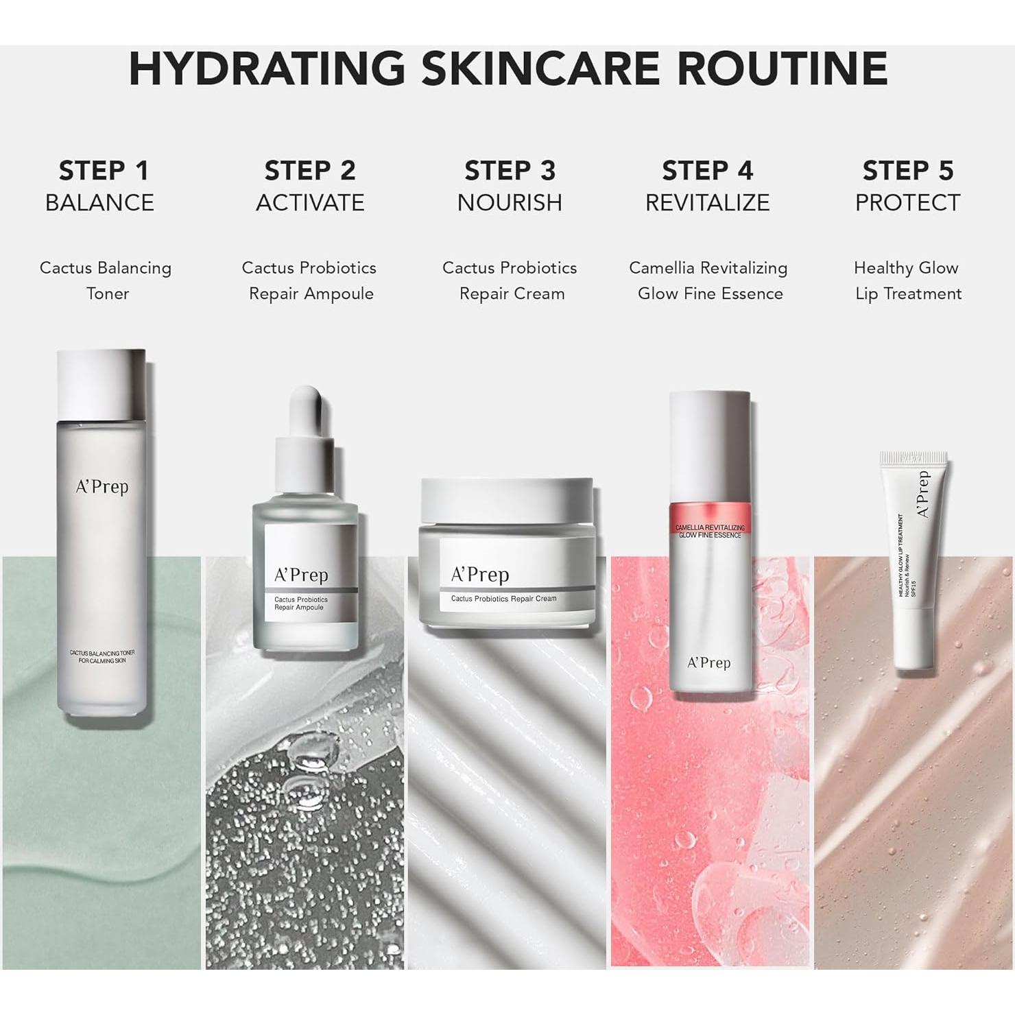 Suero en Spray A'Prep Camellia 80ml - Hidratante Revitalizante