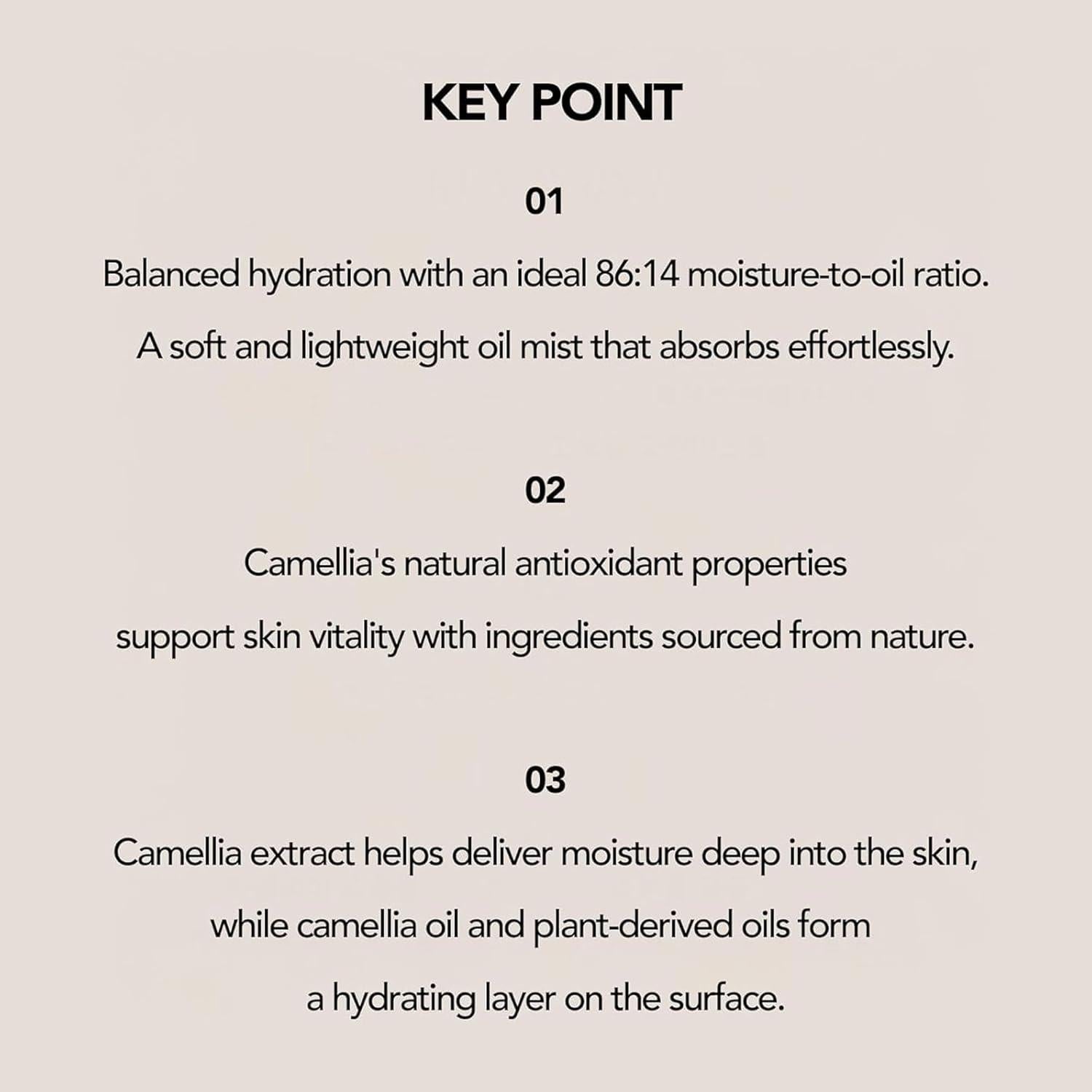 Suero en Spray A'Prep Camellia 80ml - Hidratante Revitalizante