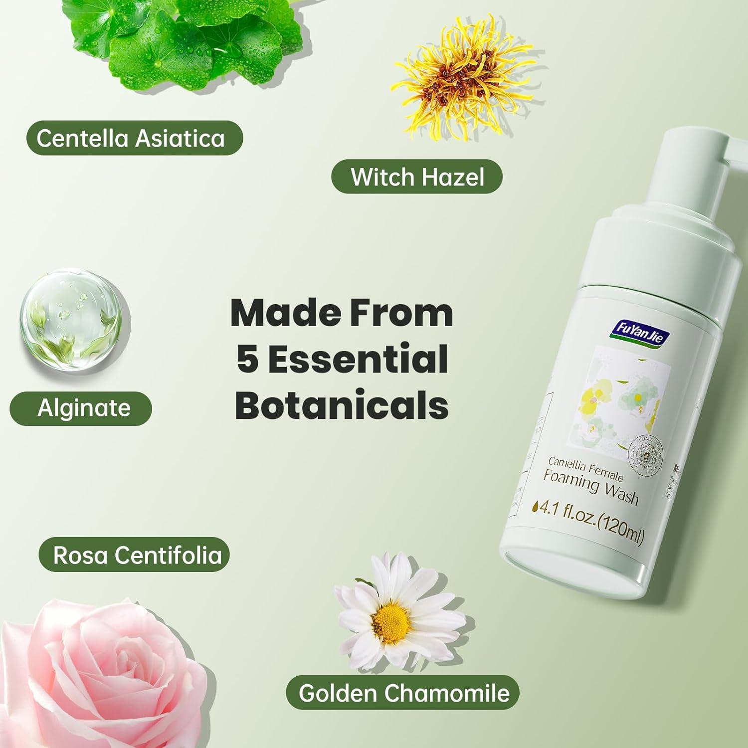 Limpieza Espumosa Femenina Camellia 190g - pH Equilibrado