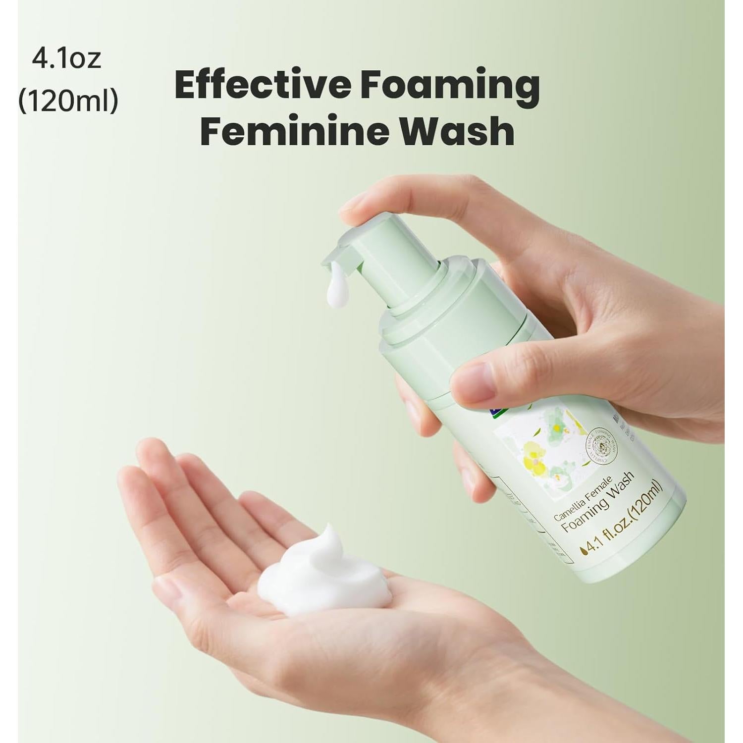 Limpieza Espumosa Femenina Camellia 190g - pH Equilibrado