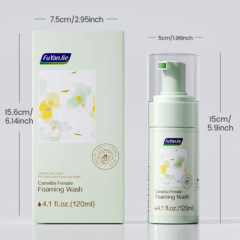 Limpieza Espumosa Femenina Camellia 190g - pH Equilibrado