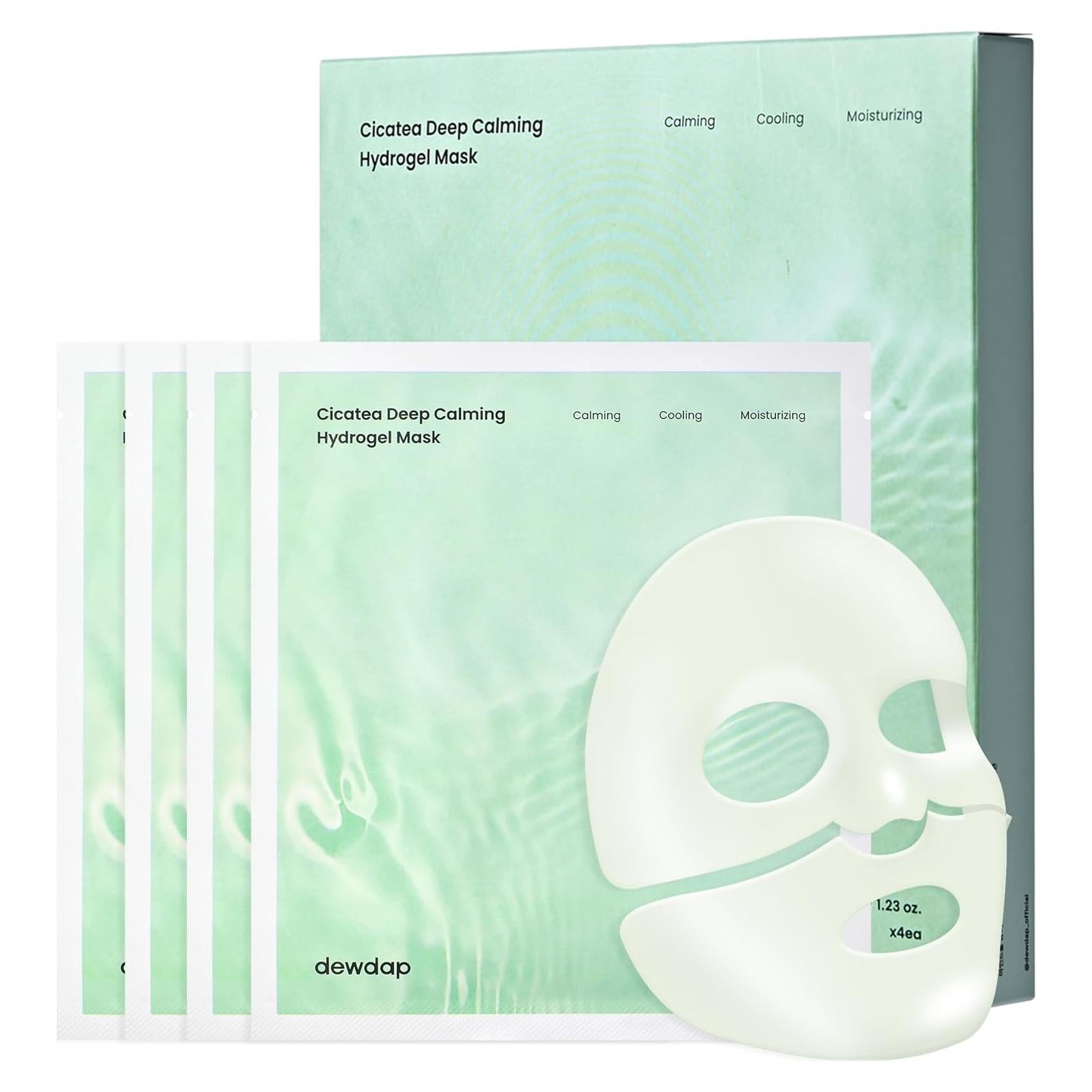 Mascarilla Hidrogel Calmante JINCOSTECH 4x35g Centella Asiática