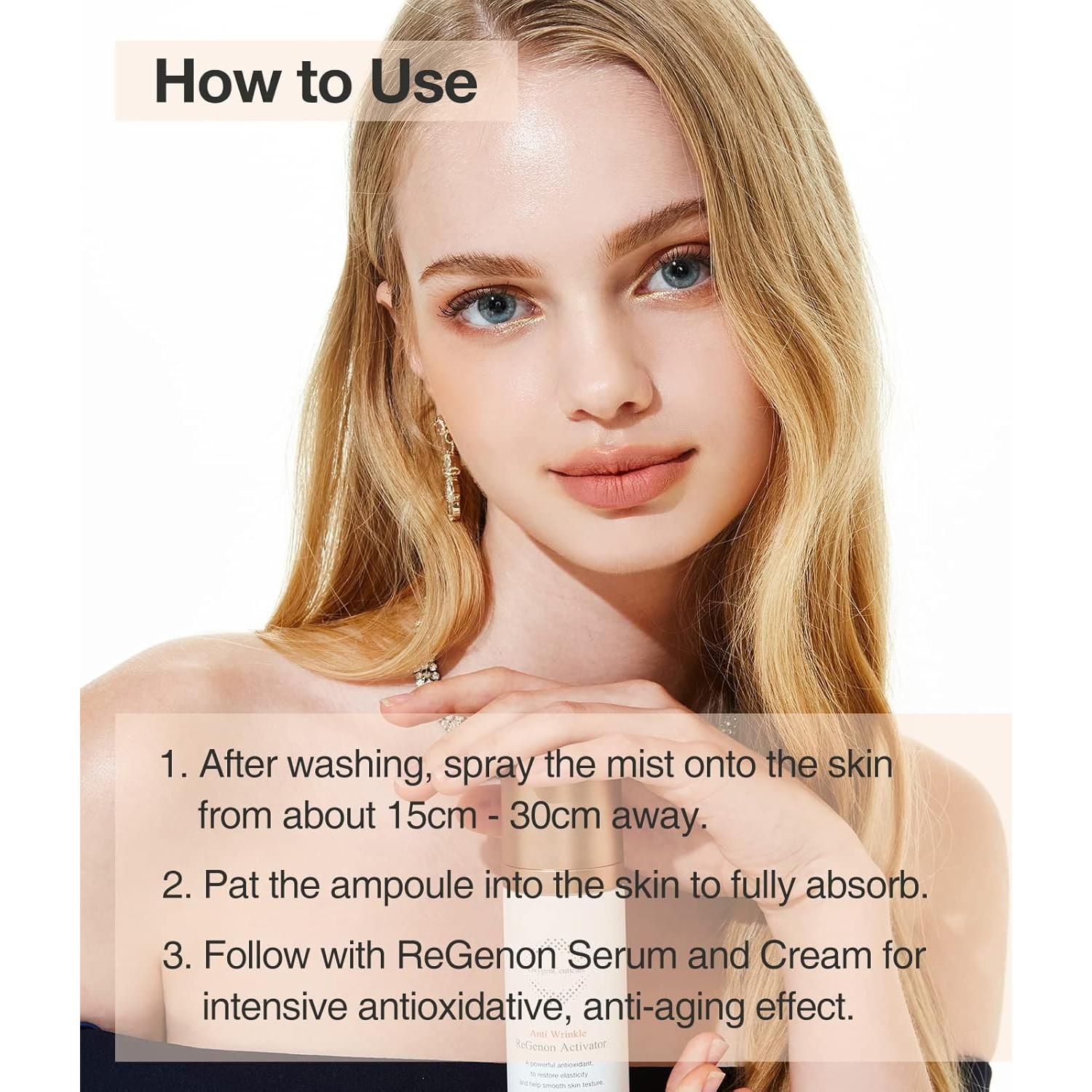 Mist Antioxidante OxygenCeuticals ReGenon 100ml - Hidratante y Aclarador