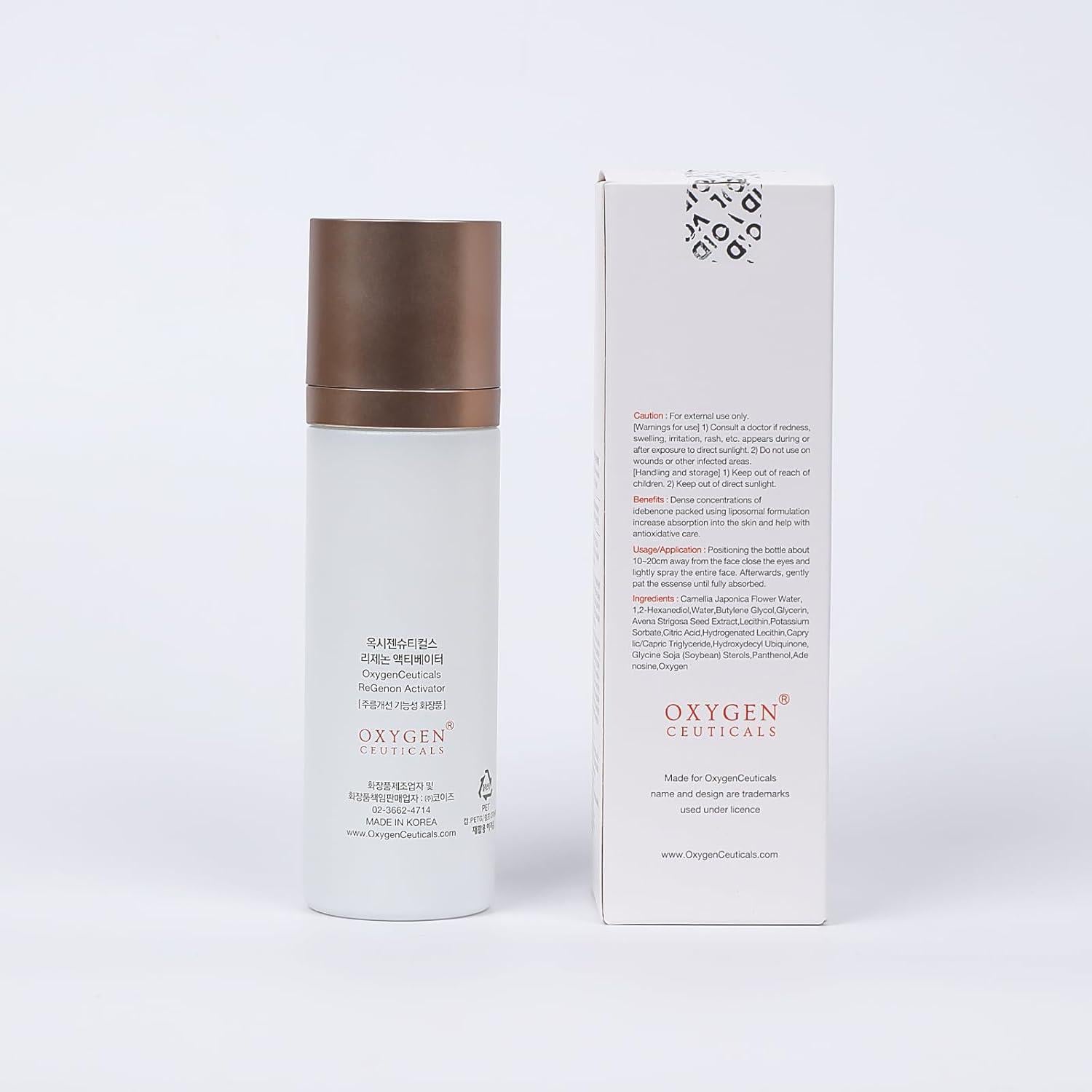 Mist Antioxidante OxygenCeuticals ReGenon 100ml - Hidratante y Aclarador