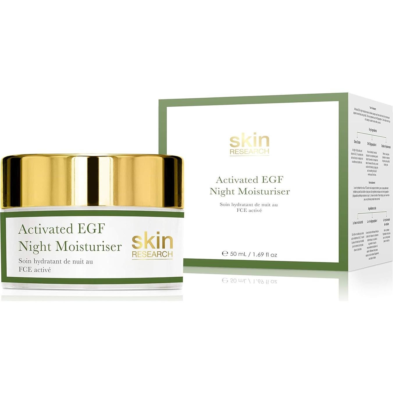 Hidratante Nocturno Activado EGF Skin Research 49.9 ml